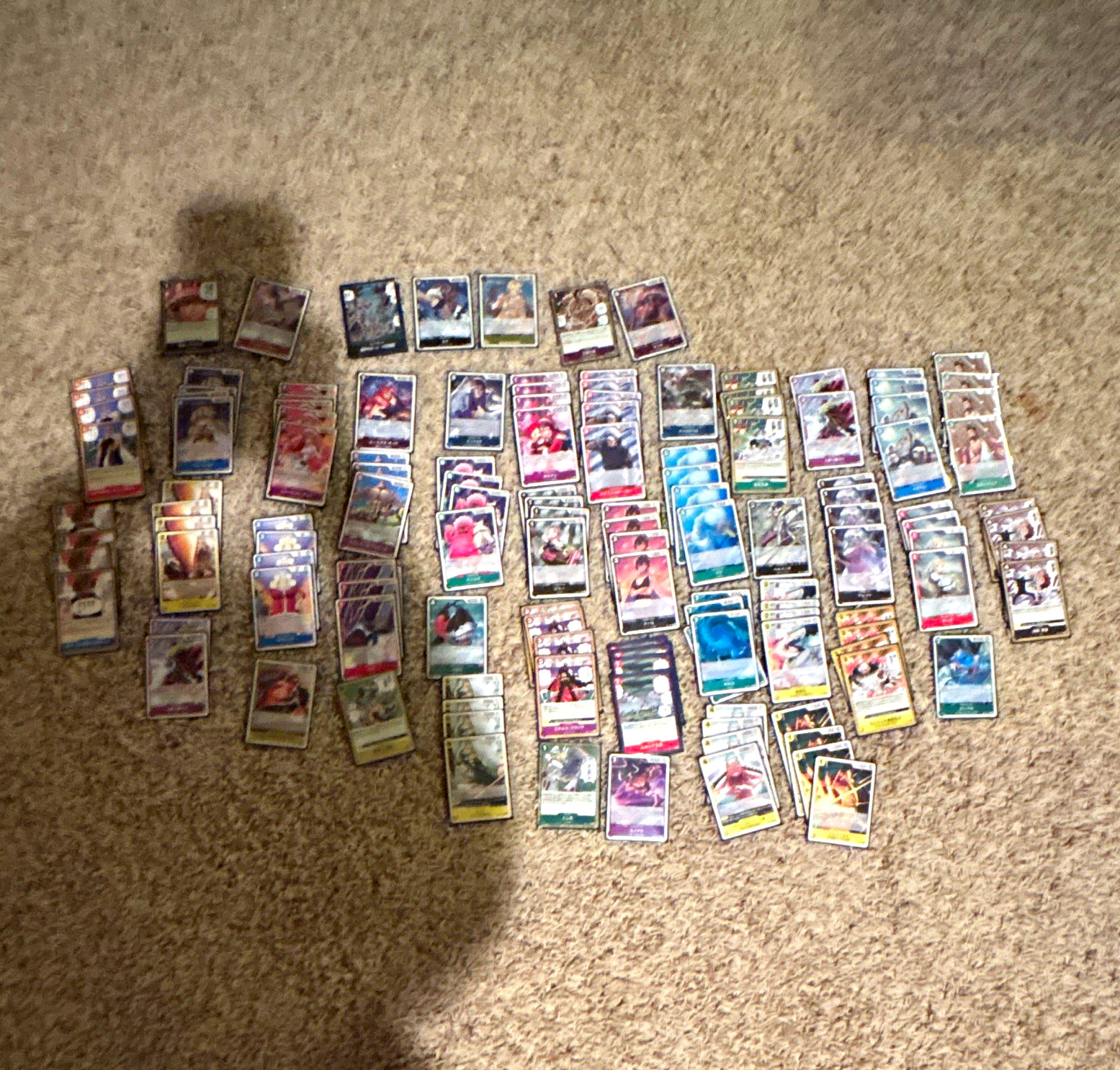 Bandai ONE PIECE OP-07 500 Years in the Future Japanese 100-Card Mixed Lot