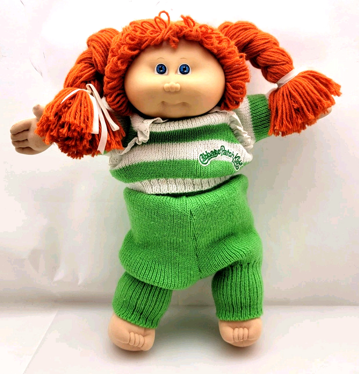 1985 Cabbage Patch Kids Doll Coleco Red Hair Blue Eyes Signature Doll