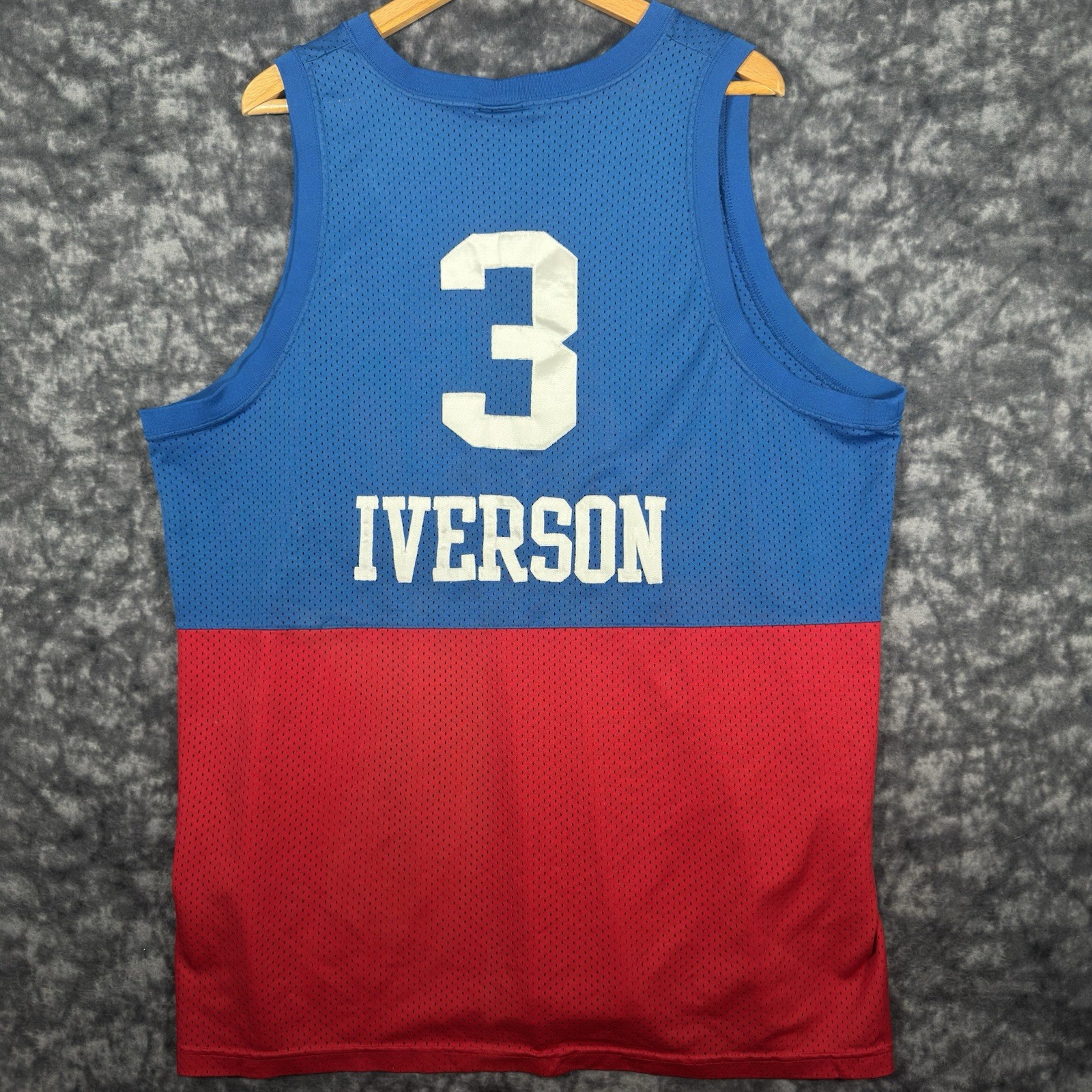Vintage Allen Iverson Philadelphia 76ers Nike Jersey Mens Size XXL +2 Length NBA Vintage Allen Iverson Philadelphia 76ers Nike Jersey Mens Size XXL +2 Length NBA