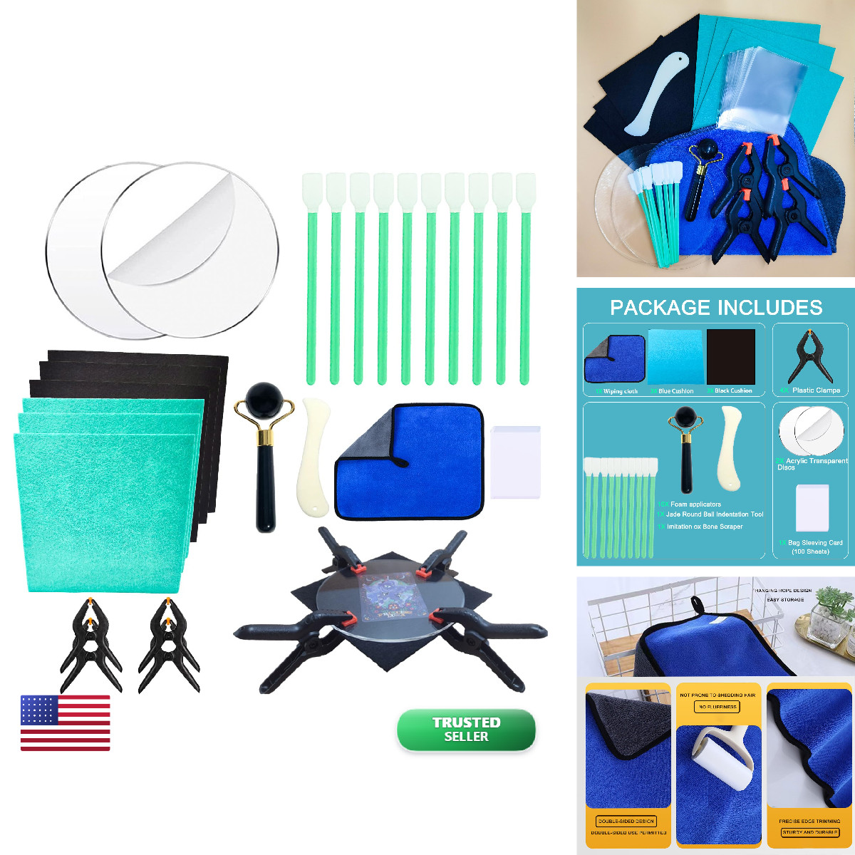 28pc Trading Card Cleaning Kit Sports Card Care Restoration Tools 28pc Trading Card Cleaning Kit Sports Card Care Restoration Tools