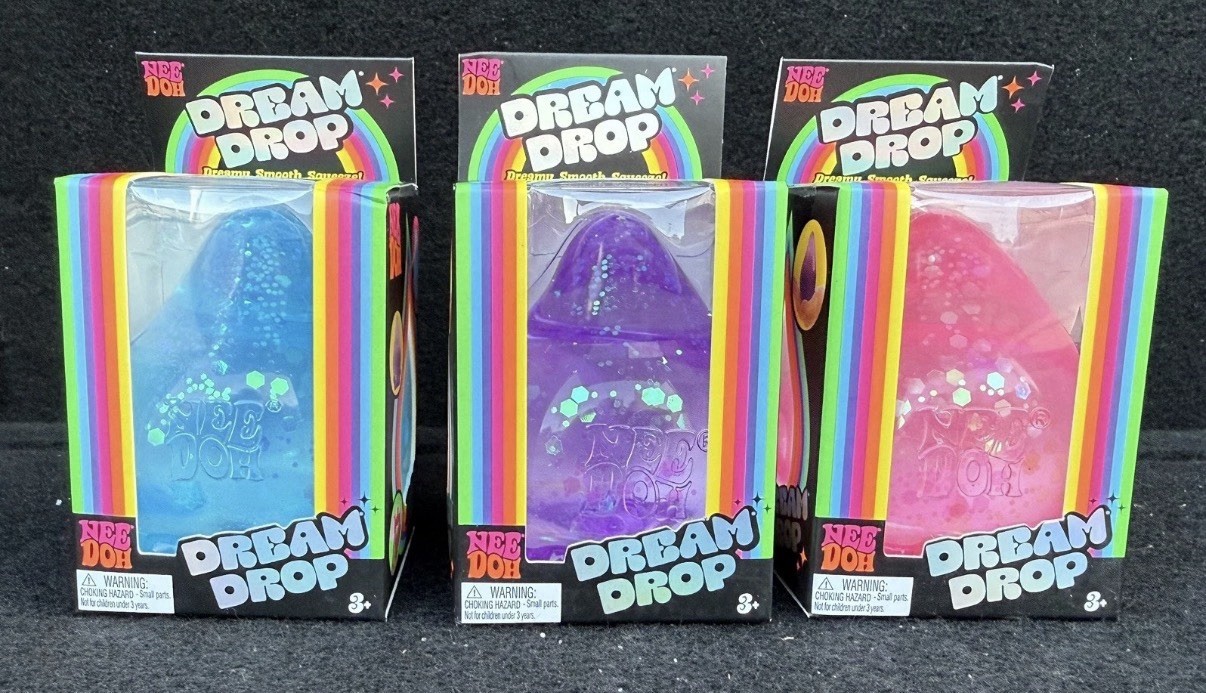 Needoh Nee Doh Dream Drop Fidget Squeeze Schylling Random Colors. RARE🚨 Needoh Nee Doh Dream Drop Fidget Squeeze Schylling Random Colors. RARE🚨