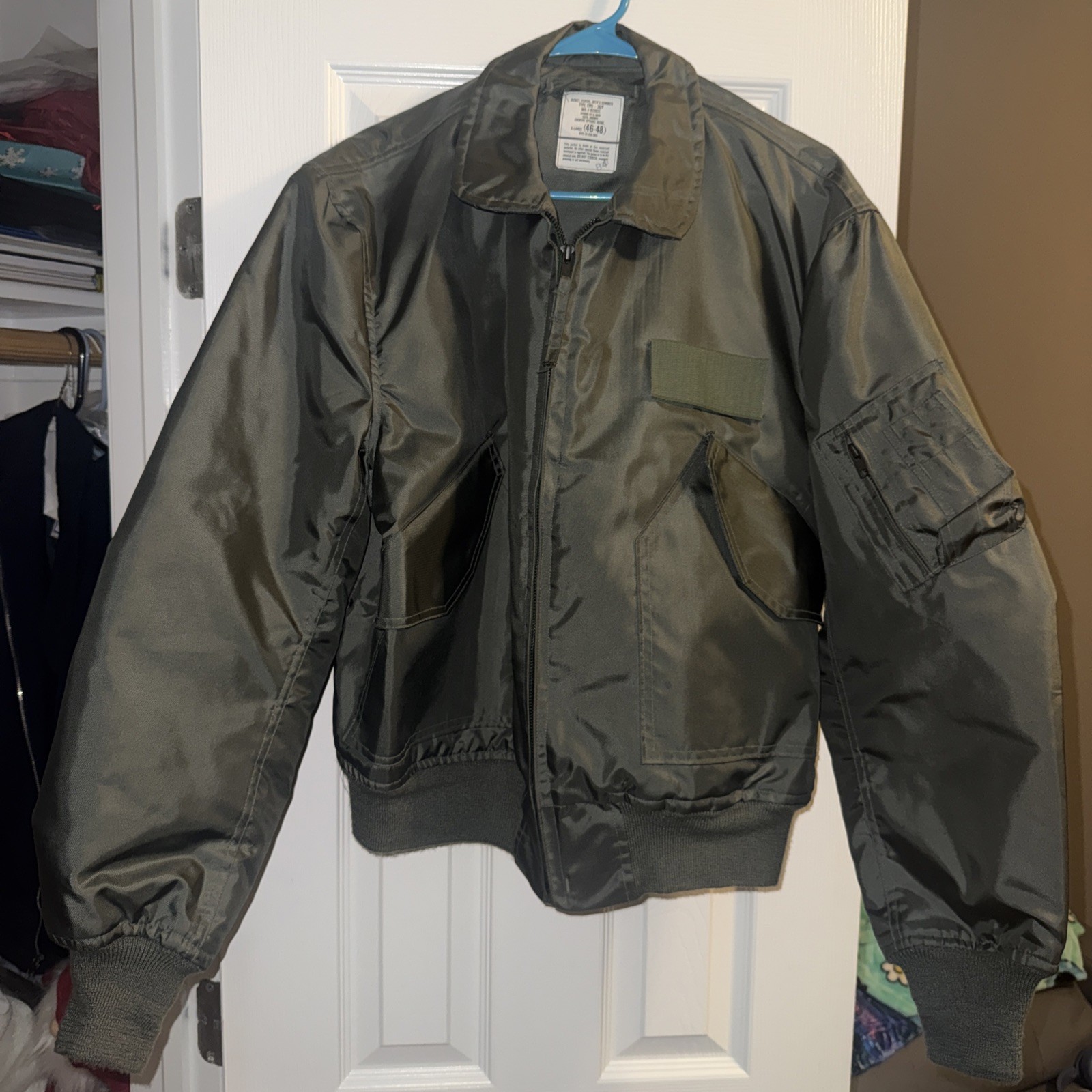 NEW Jacket Flyer's Men's Summer Flyer  CWU -36/P Mil Green  MIL-J-83382C.
