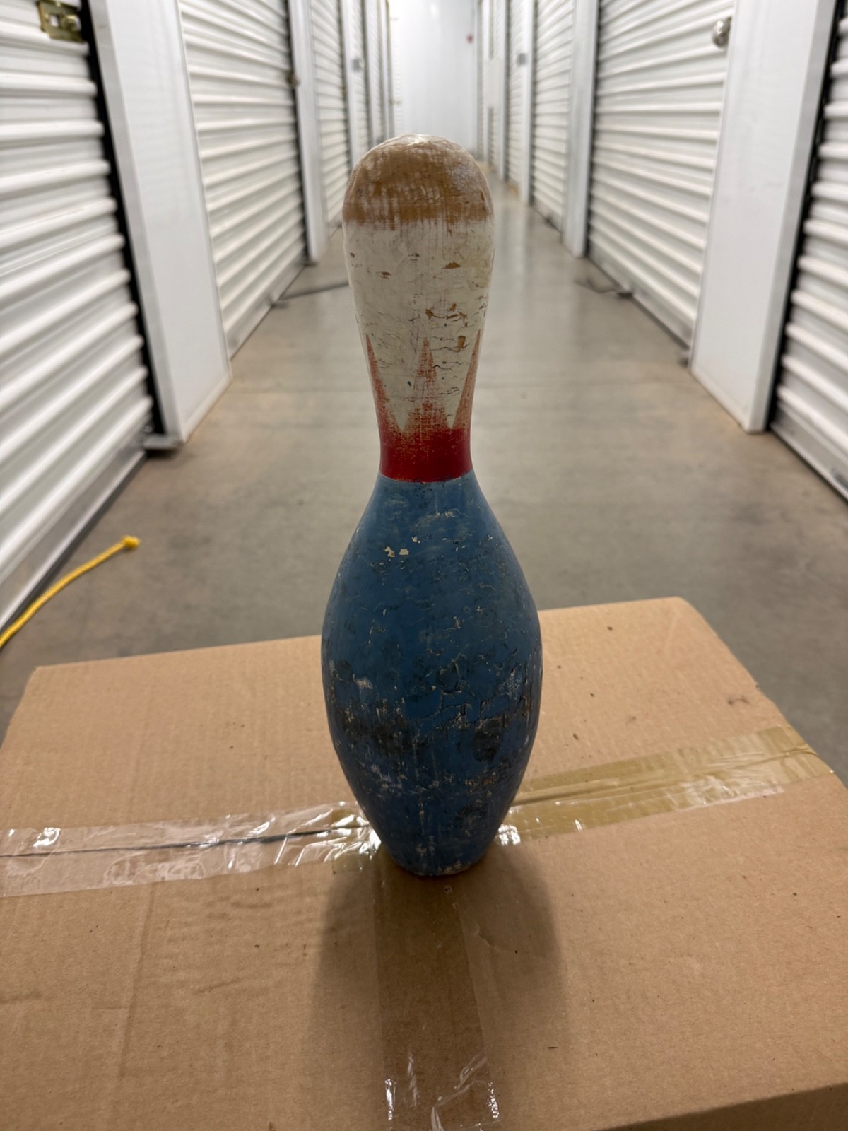 Vintage Wooden Bowling Pin, 15\ Vintage Wooden Bowling Pin, 15\
