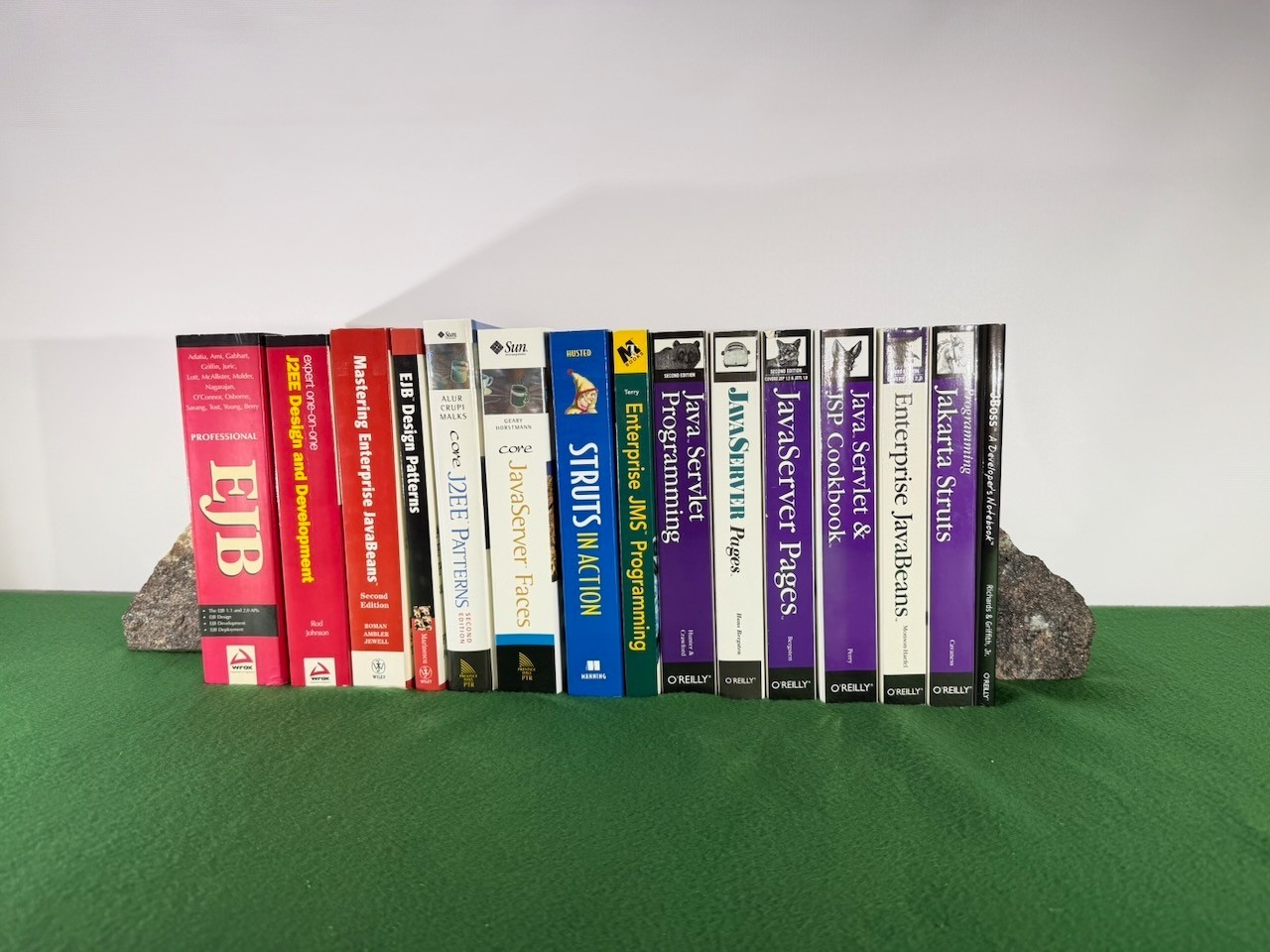 Java J2EE Book Lot of 15 EJB Servlets JSP Struts Core J2EE Patterns +3 Posters