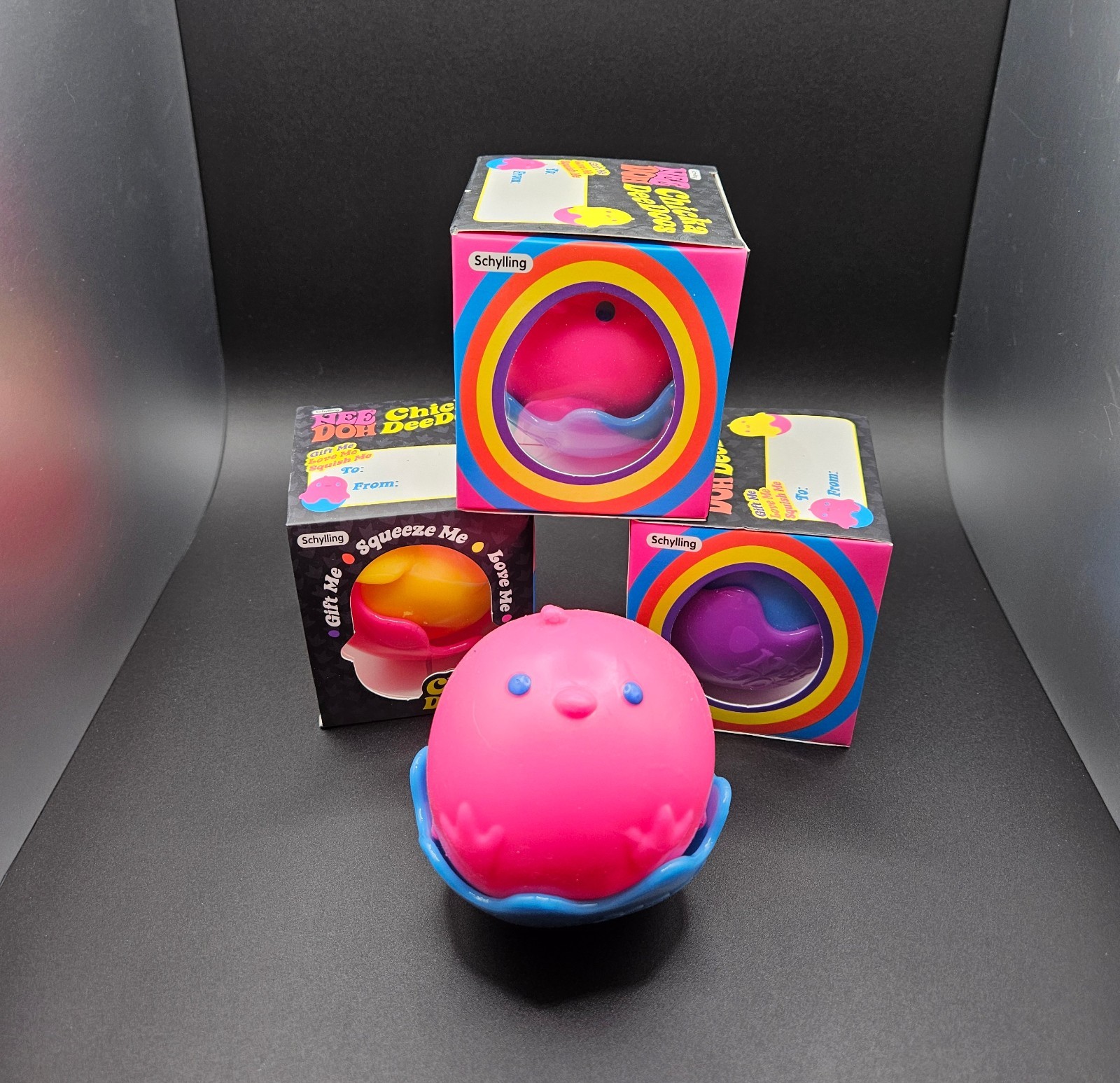 AUTHENTIC * Rare* Discontinued * Nee Doh Chicka DeeDoos Squishy *REAL SCHYLLING*