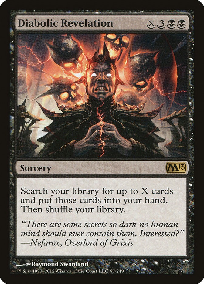 MTG Magic the Gathering Diabolic Revelation (87/260) Magic 2013 LP