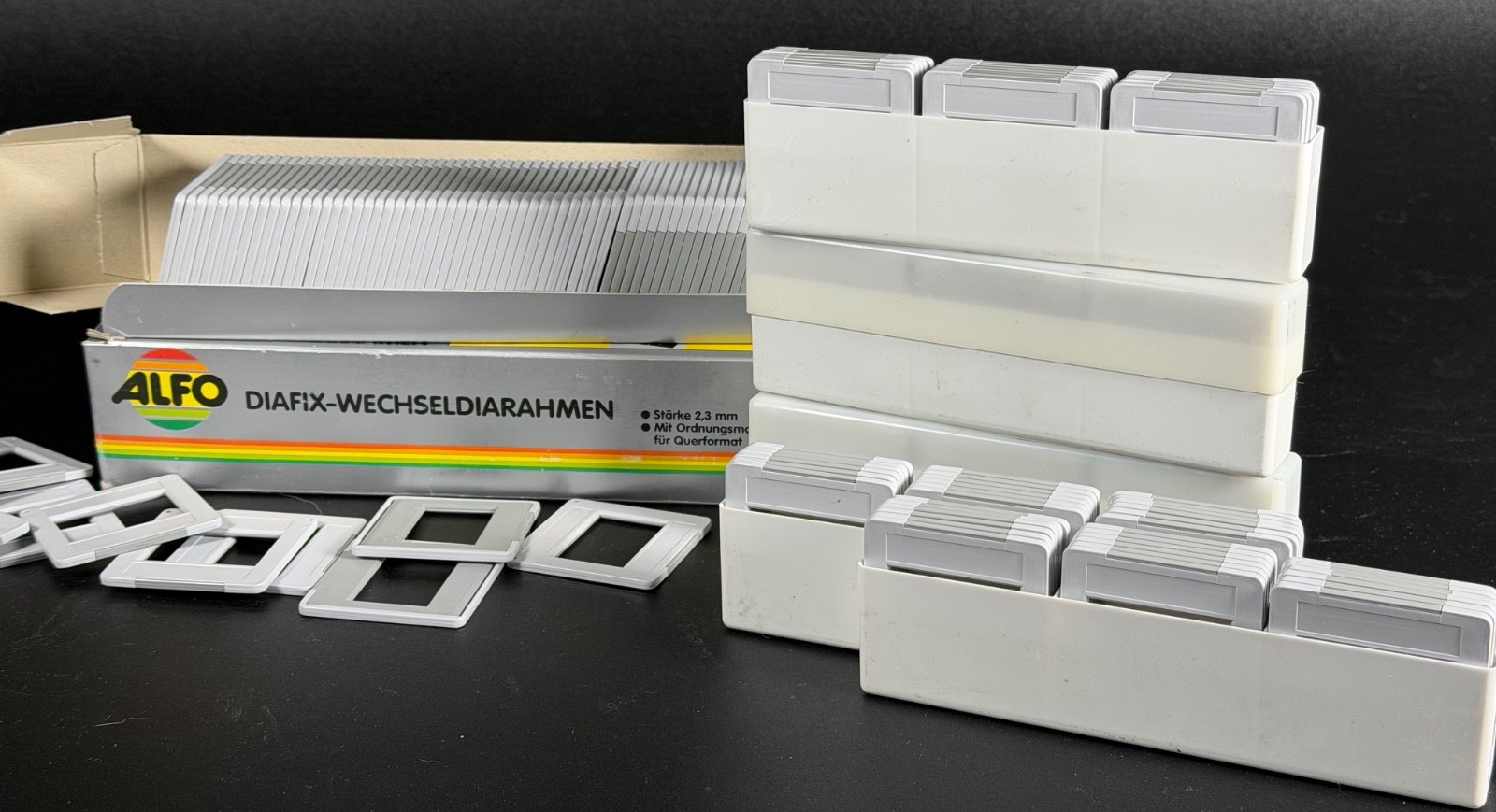 Lot of 175+ blank 35mm plastic Film Slide Mounts