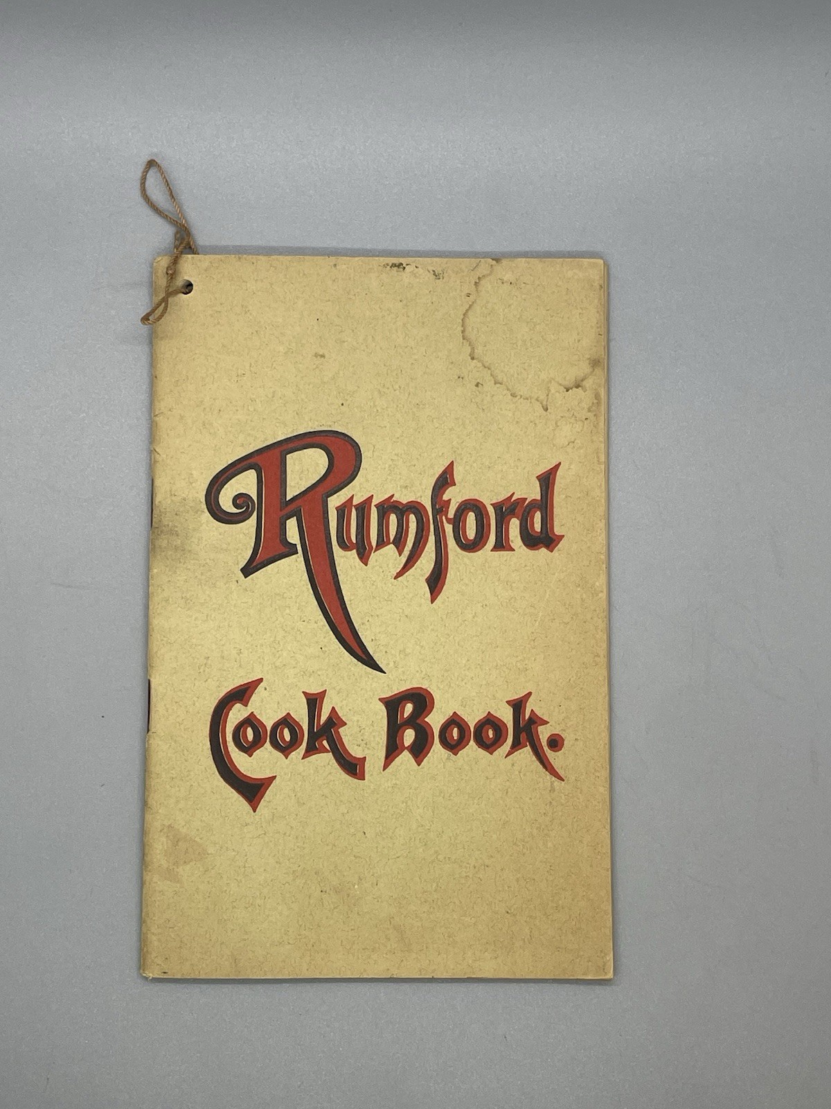 Antique 1908 Rumford Cook Book by Fannie Merritt Farmer – Early Baking Recipes