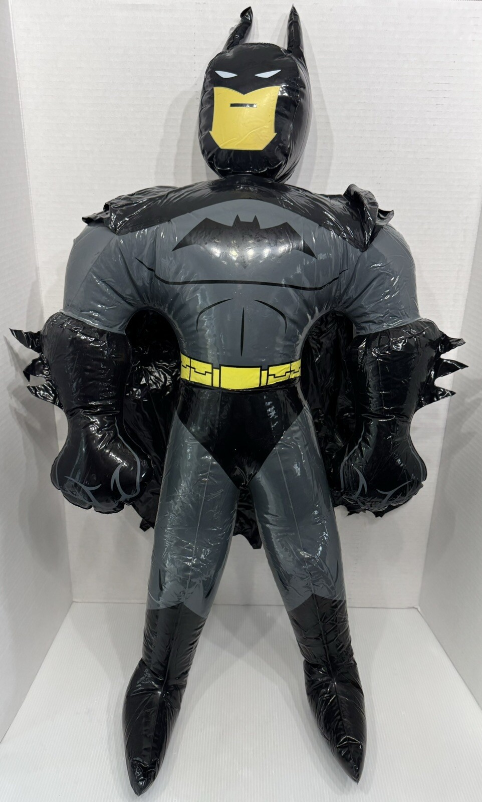 Vintage 2003 Batman 36” Large Inflatable Blow Up Fair Carnival Prize DC Comics Vintage 2003 Batman 36” Large Inflatable Blow Up Fair Carnival Prize DC Comics