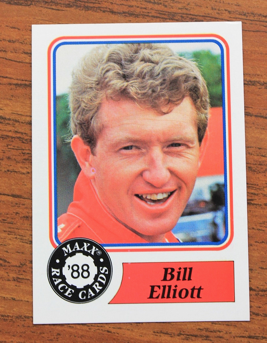 BILL ELLIOTT  - OFFICAL ROOKIE CARD - 1988 Maxx  Card #50