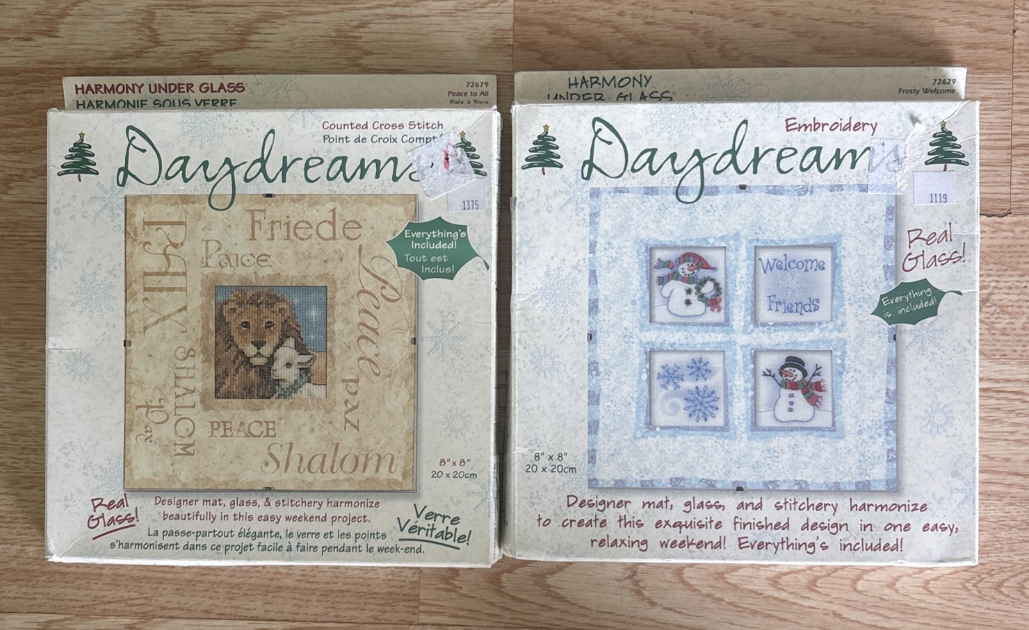 lot of 2 Dimensions Vintage DAYDREAMS Stitchery kits With Mat&Glass NEW Retired lot of 2 Dimensions Vintage DAYDREAMS Stitchery kits With Mat&Glass NEW Retired