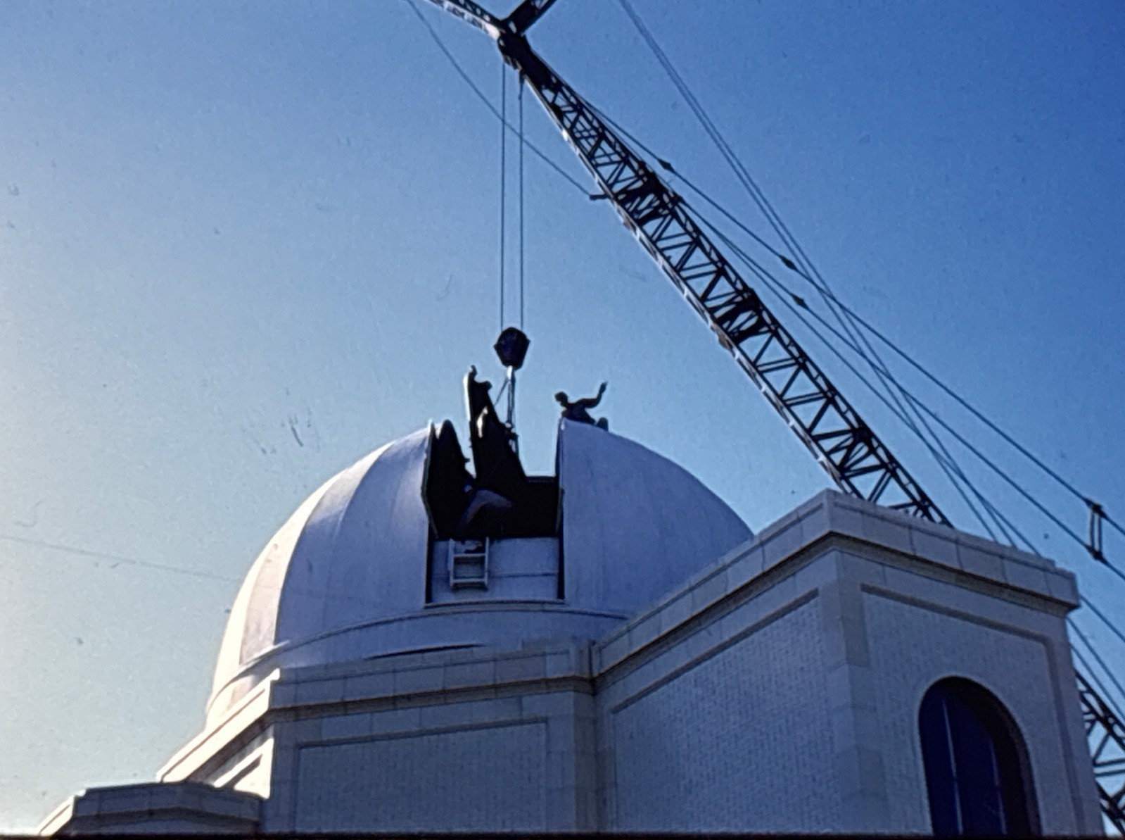Orig 1963 Slide Univ of Arizona Steward Observatory Telescope Removal G1