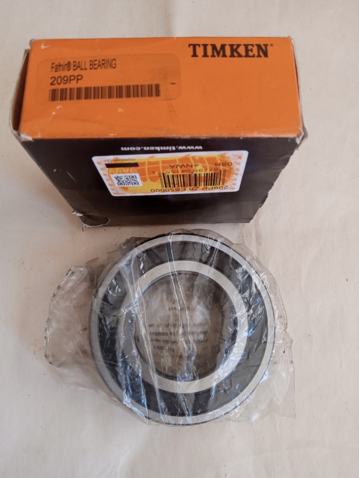 Timken (Fafnir) 208PP Deep Groove Ball Bearing 208 PP 40x80x18mm Double Sealed Timken (Fafnir) 208PP Deep Groove Ball Bearing 208 PP 40x80x18mm Double Sealed