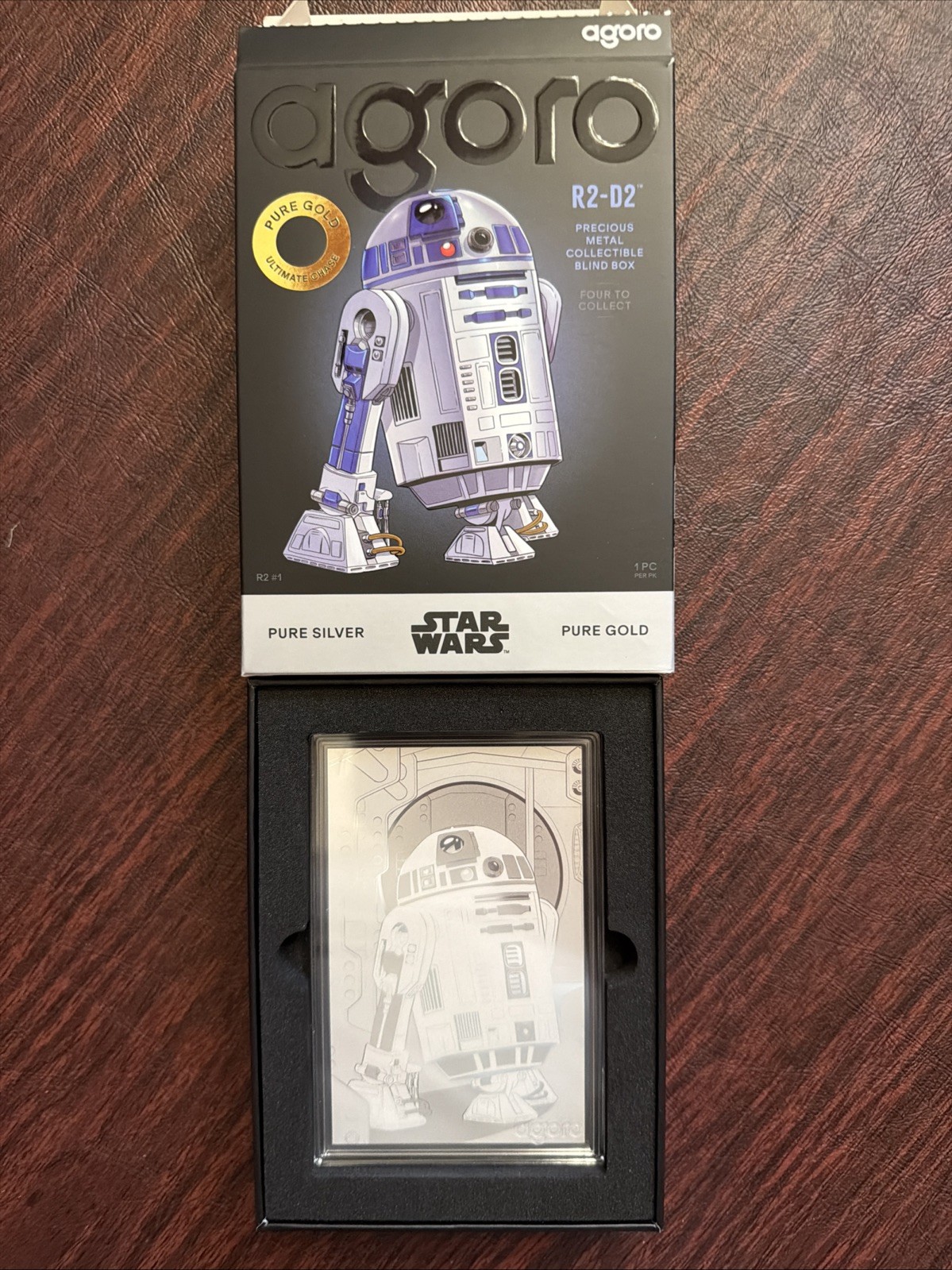 Agoro - Star Wars R2-D2 - 5g Silver Foil - Tier 3 - Limited To 450 Agoro - Star Wars R2-D2 - 5g Silver Foil - Tier 3 - Limited To 450
