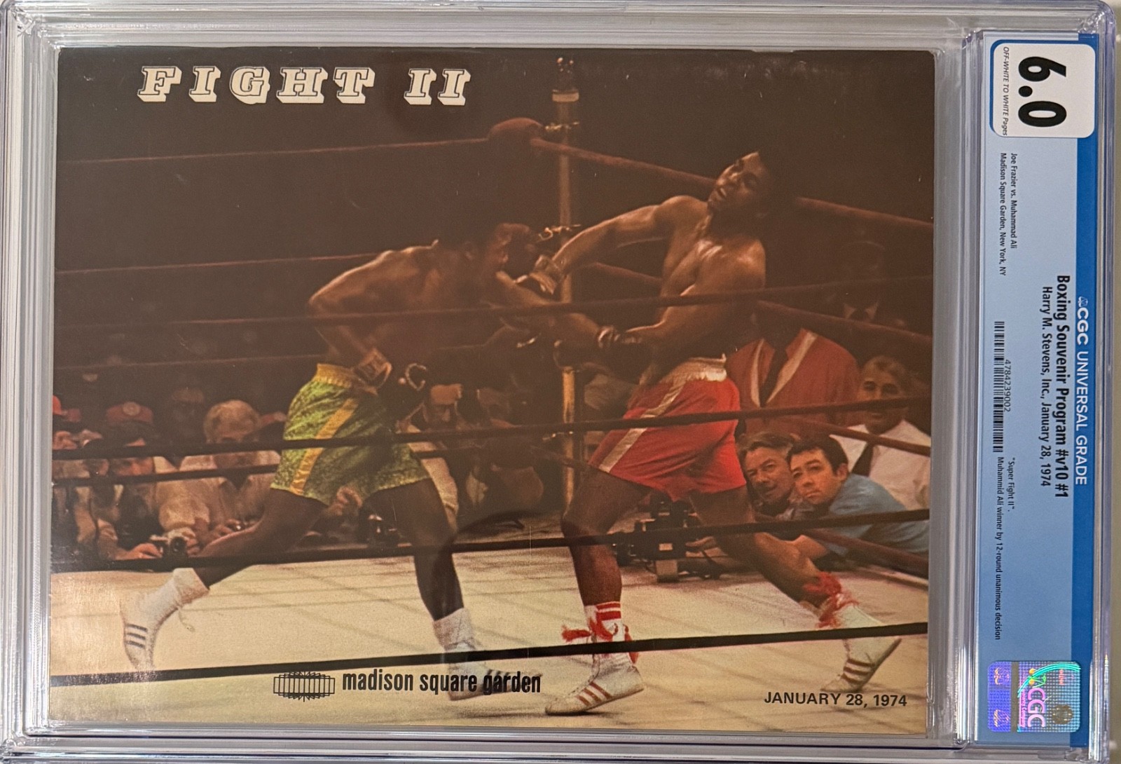 Vintage 1974 ALI vs FRAZIER \