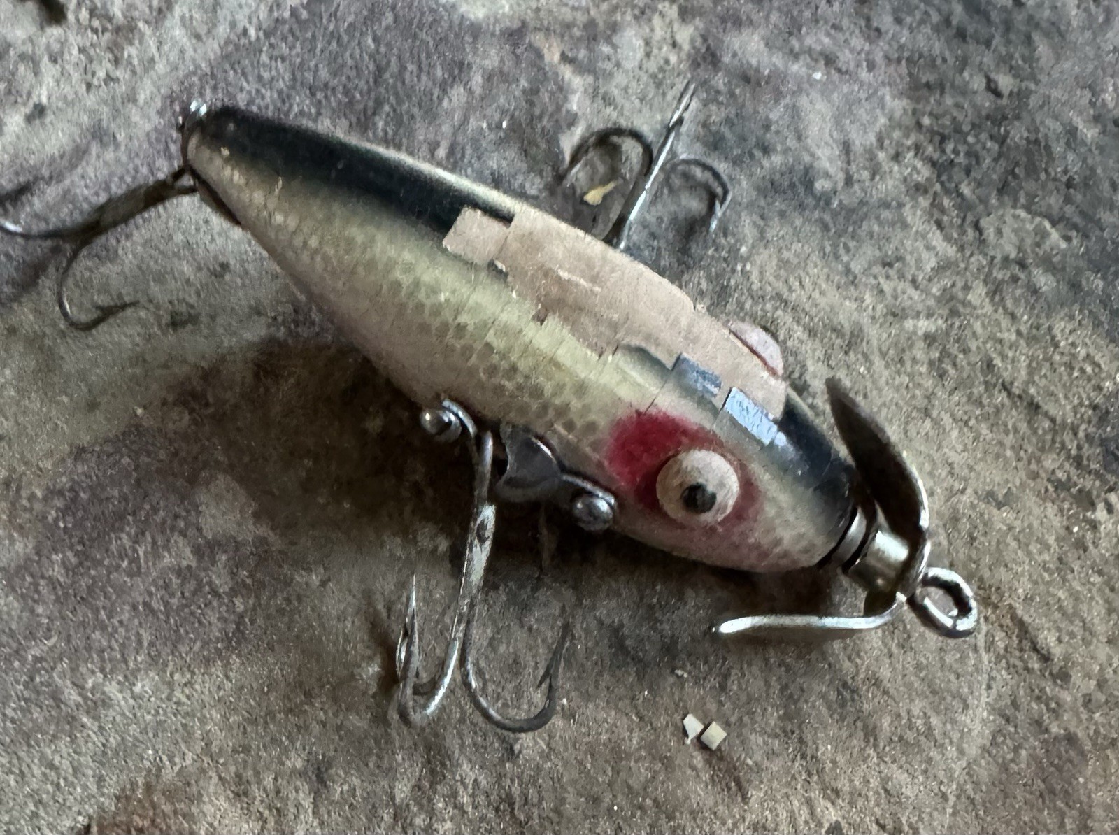 Vintage Early Century Heddon Dowagiac Wooden Fishing Lure.