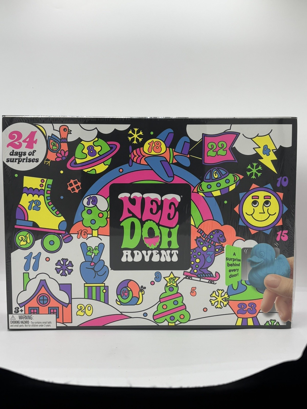 100% Authentic Schylling Nee Doh Advent Calendar / Brand New/ Sealed
