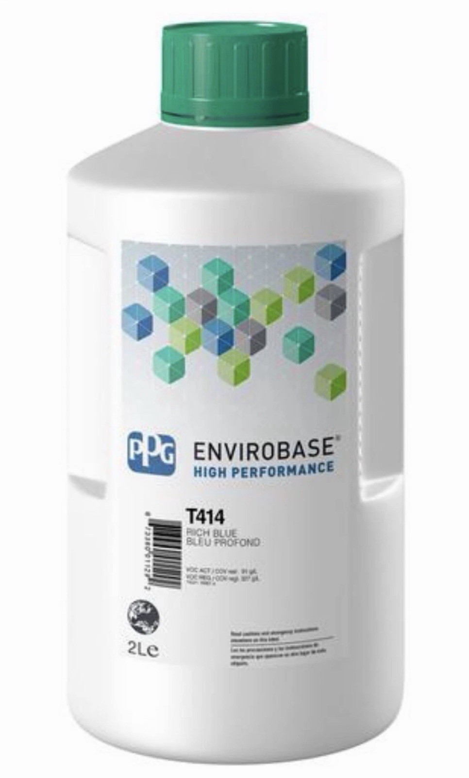 PPG Envirobase T414 Rich Blue 2 Liter PPG Envirobase T414 Rich Blue 2 Liter