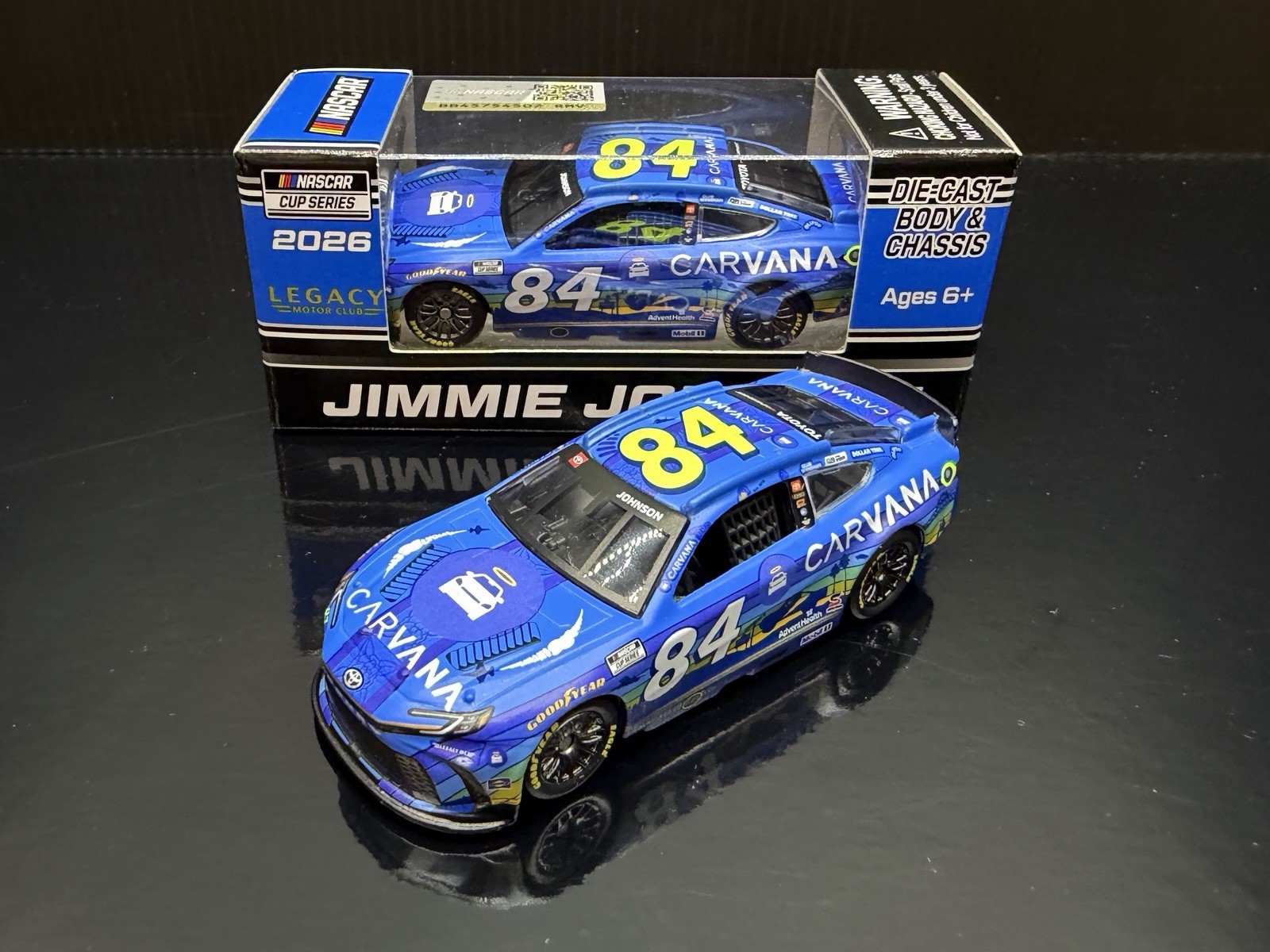 2026 Jimmie Johnson 1:64 #84 Carvana San Diego Diecast