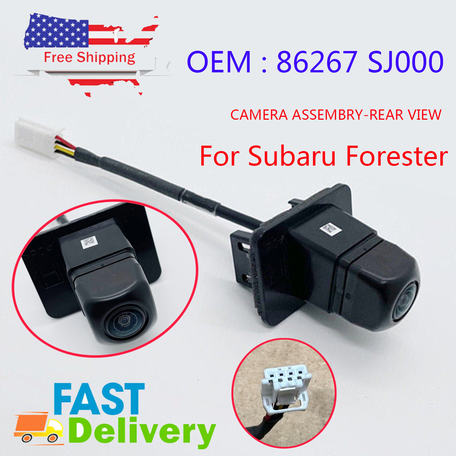 OEM New Back Up Rear View Camera 86267 SJ000 For 2019-2021 Subaru Forester