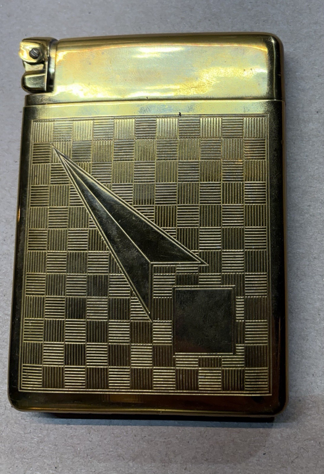 Vintage Royal Case Lite Combo Lighter and Cigarette Case 1940's 