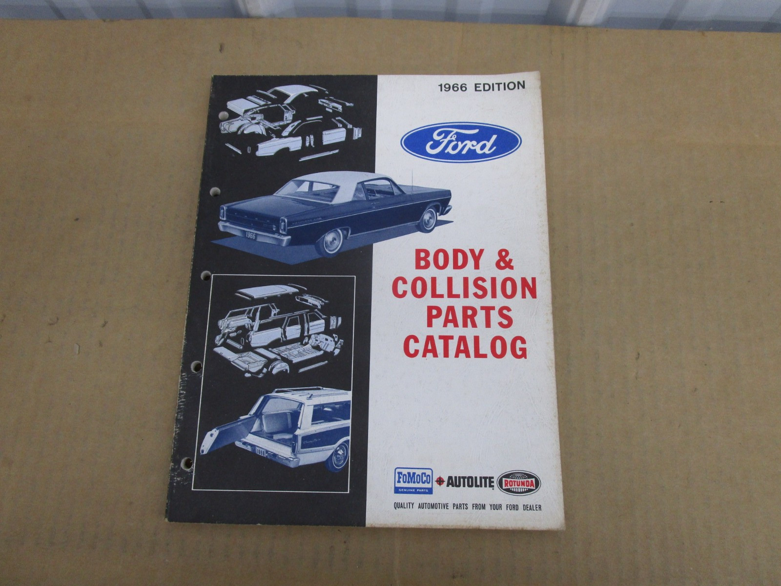 1962-1966 Ford Body & Collision parts catalog manual truck car Fairlane Galaxie