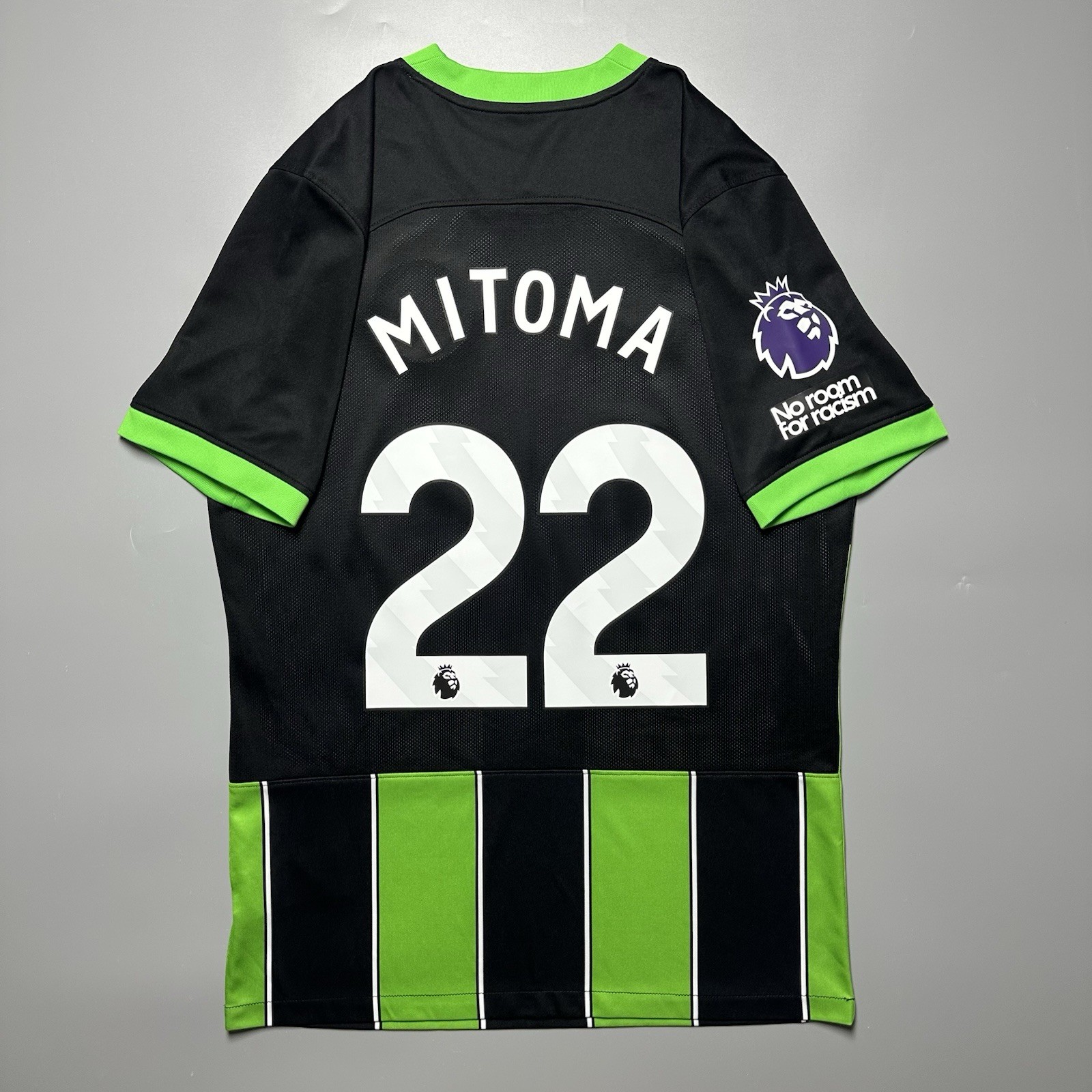 BRIGHTON NIKE 2023/2025 FOOTBALL AWAY JERSEY #22 MITOMA SIZE “L” DR2696-013