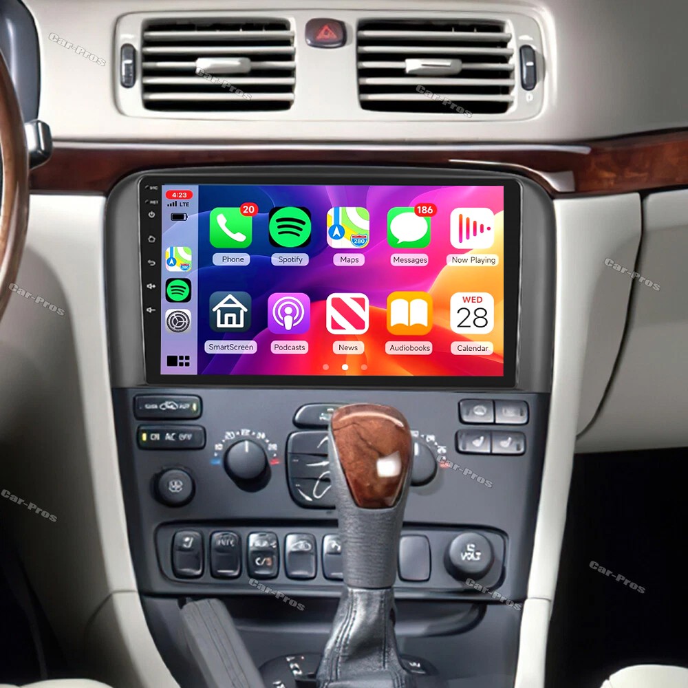 For 2004-2008 Volvo S80 Android 15 Apple Carplay Car Stereo Radio NAV GPS RDS