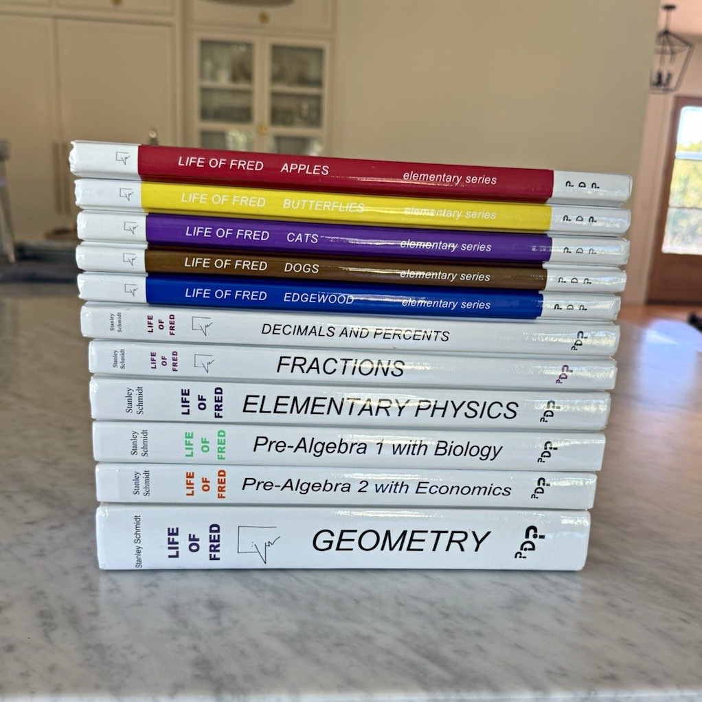 Polka Dot Publishing Life of Fred Complete SetSpiral Textbook Stanley F. Schmidt Polka Dot Publishing Life of Fred Complete SetSpiral Textbook Stanley F. Schmidt