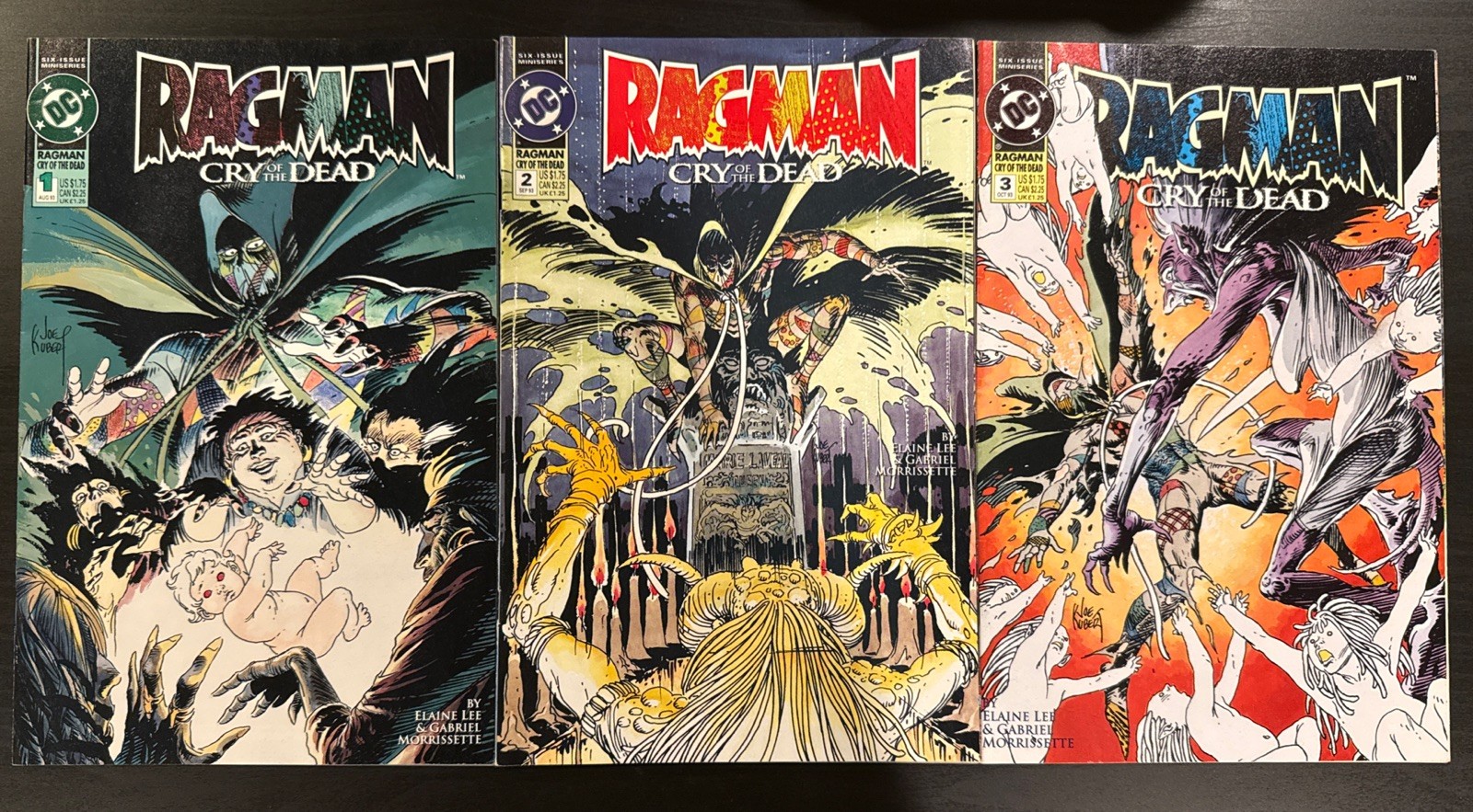 Ragman Cry of the Dead #1,2,3,4,5,6 Complete. Ragman Eight Issue Miniseries. 1-8
