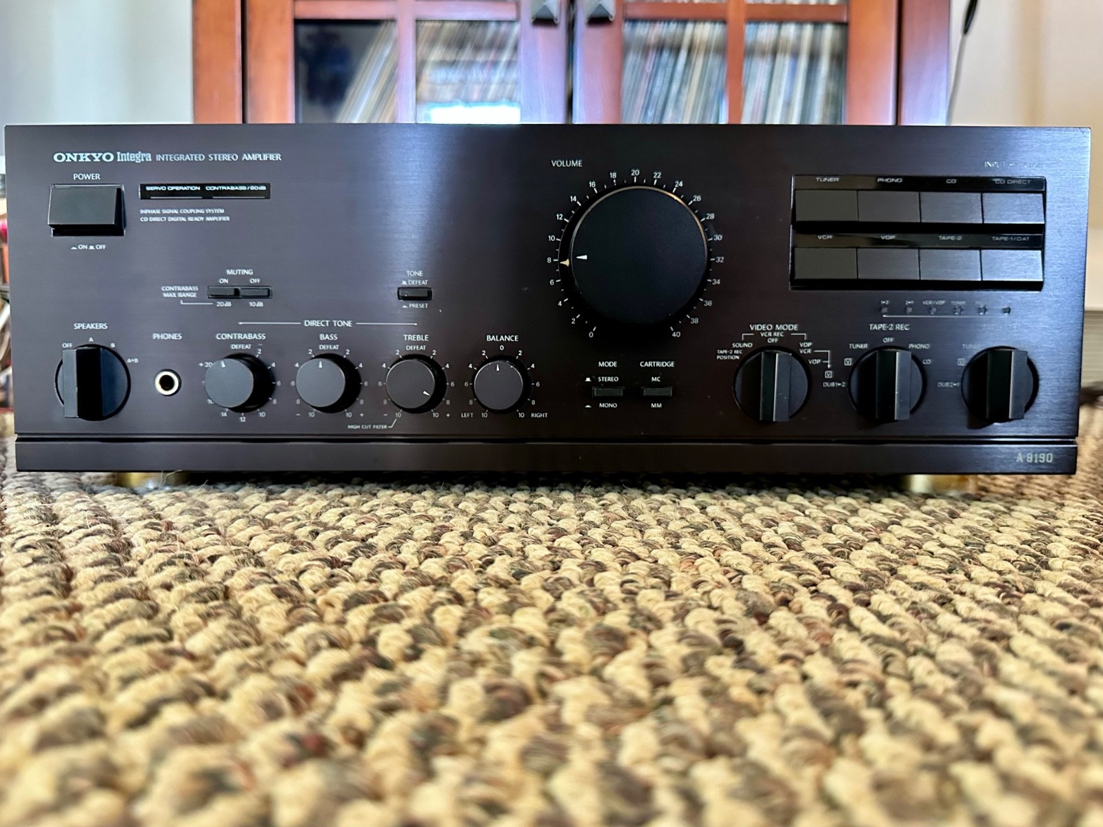 Vintage Onkyo Integra A-8190 Integrated Stereo Amplifier WORKING Japan