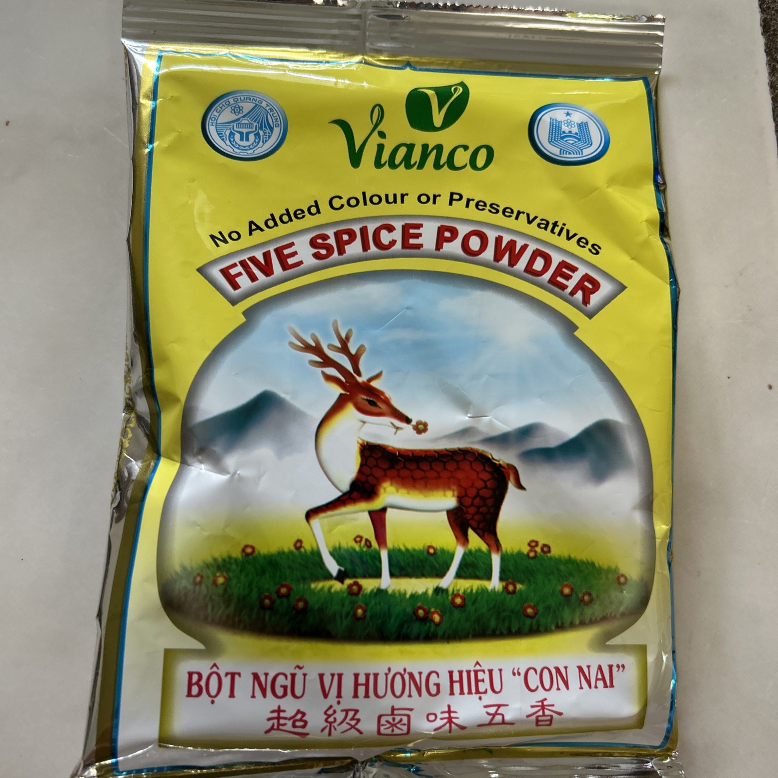 Vietnam Deer Brand Five Spice Powder 100g BOT NGU VI HUONG HIEU Vietnam Deer Brand Five Spice Powder 100g BOT NGU VI HUONG HIEU