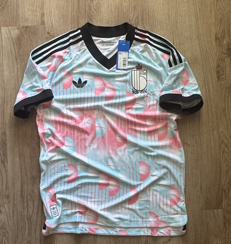 Adidas Belgium 2026 Away Authentic Jersey Men\'s Size L Large Player Version 🔥