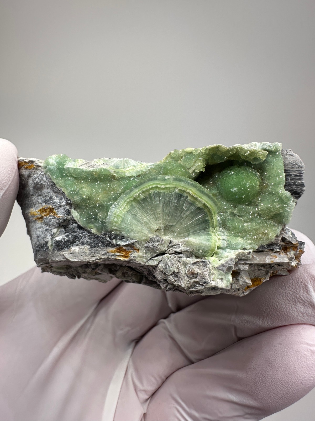 Beautiful Large RARE GREEN Wavellite Specimen from Arkansas