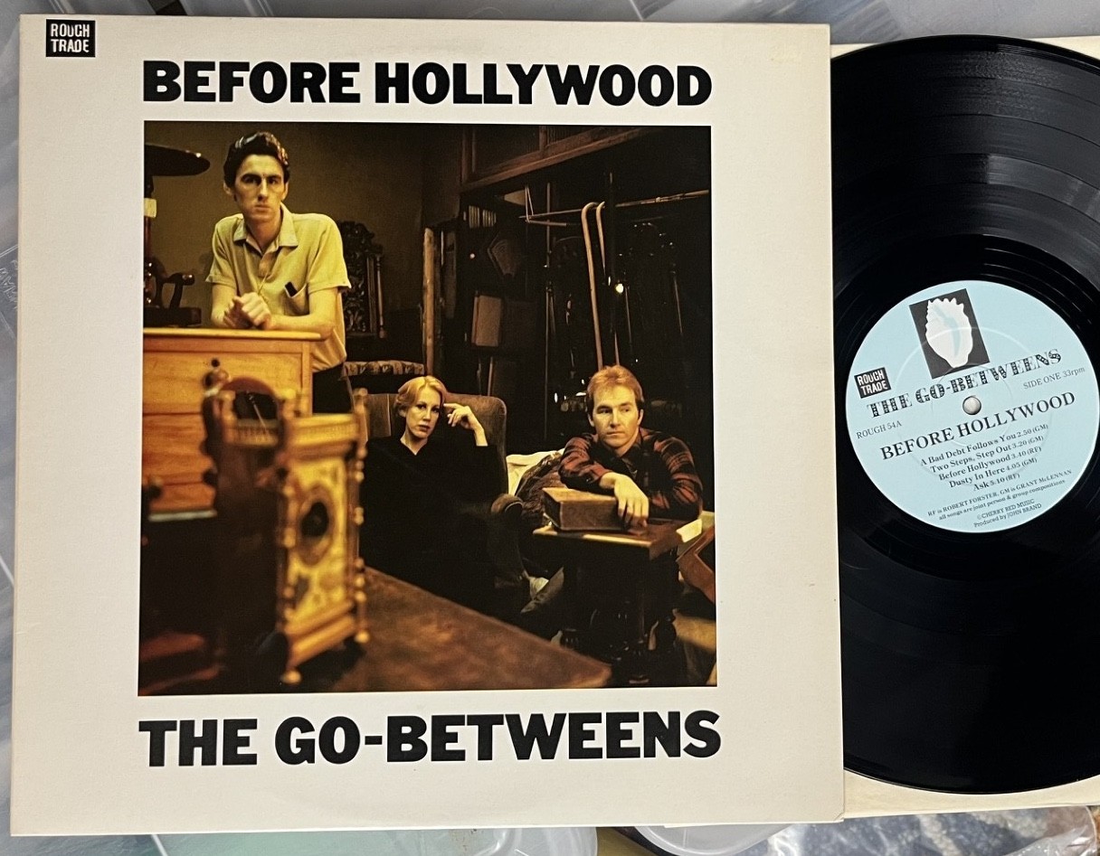 THE GO-BETWEENS - BEFORE HOLLYWOOD - ORIGINAL 1983 UK ROUGH TRADE LP vinyl VG+