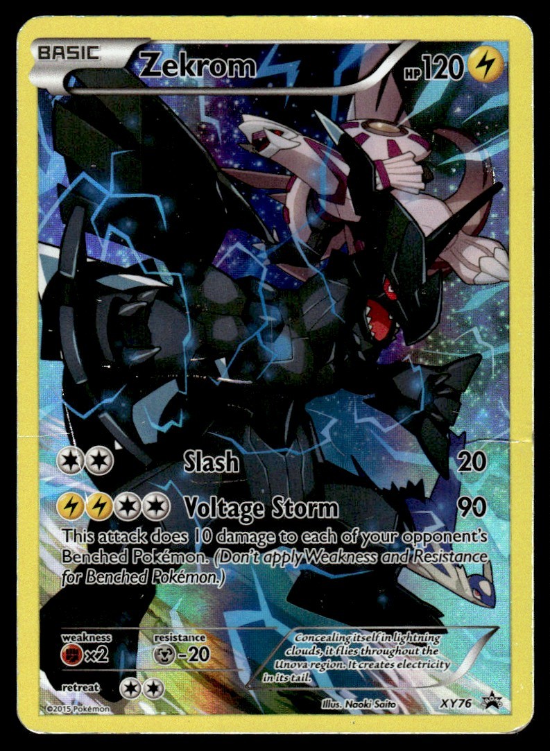 2015 XY Black Star Promos Pokemon Zekrom XY76 HP