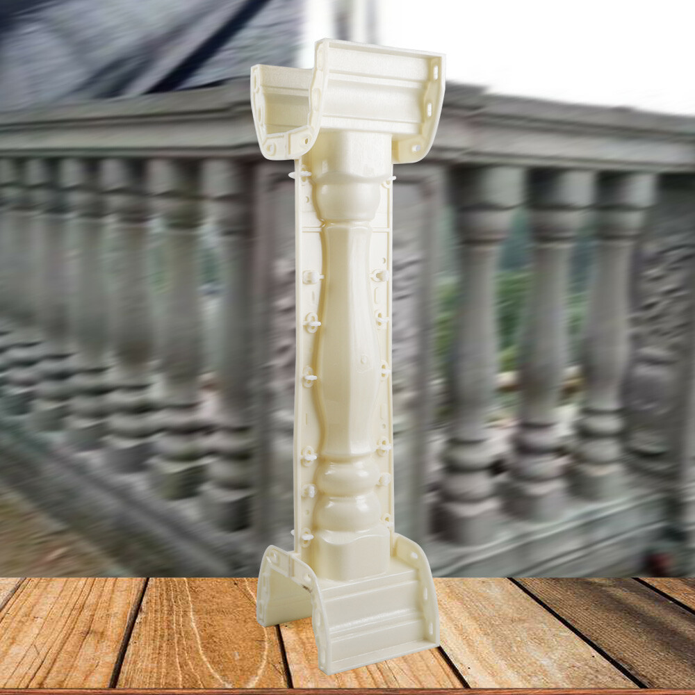 89 cm Roman Concrete Plaster Cement Column Moulds Balustrade Molds Fence Pillar