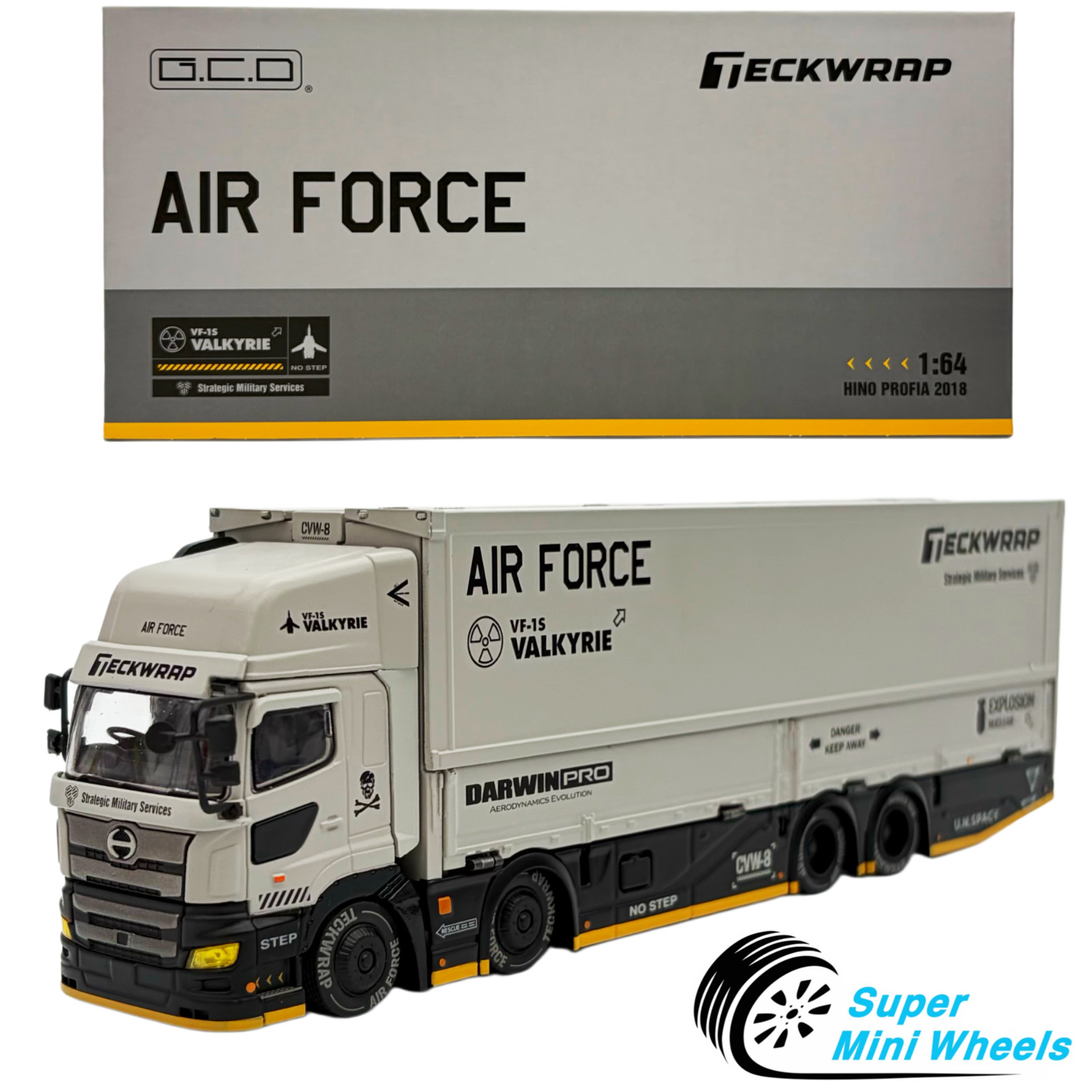GCD 1:64 DarwinPRO TECKWRAP HINO 700 AirForce Truck HEC 2026 Limited