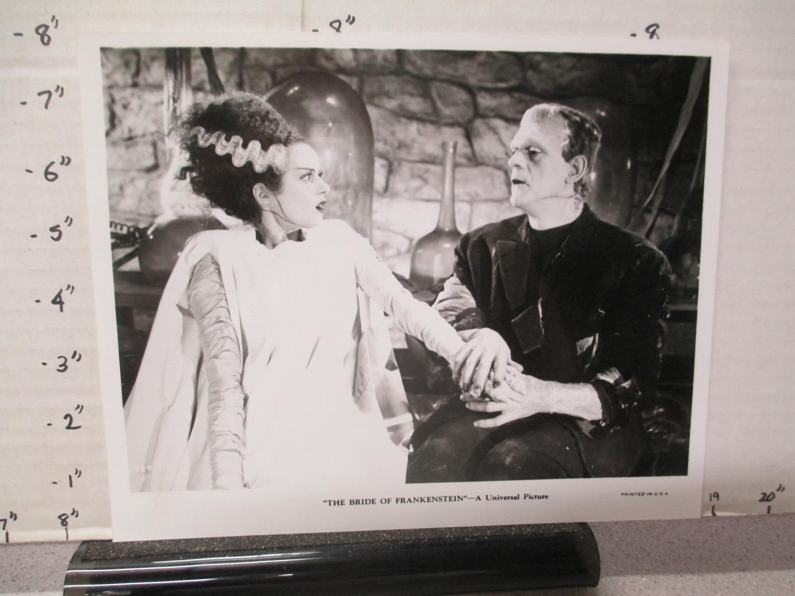 movie photo 1930s BRIDE Of Frankenstein Boris Karloff Elsa Lanchester Universal