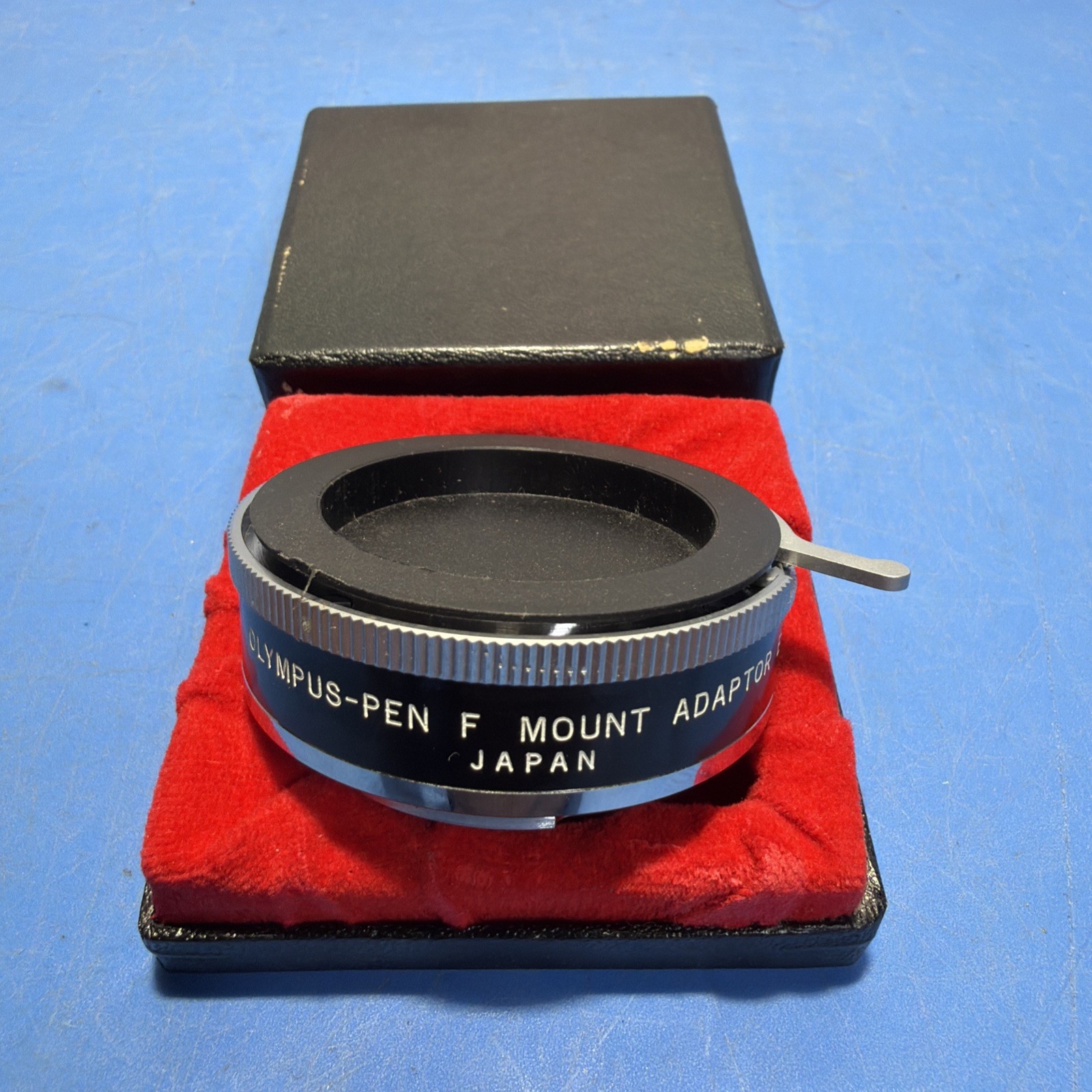 Vintage Olympus PEN F Lens Mount Adapter – Unknown Lens Mount Japan w/ Case Read