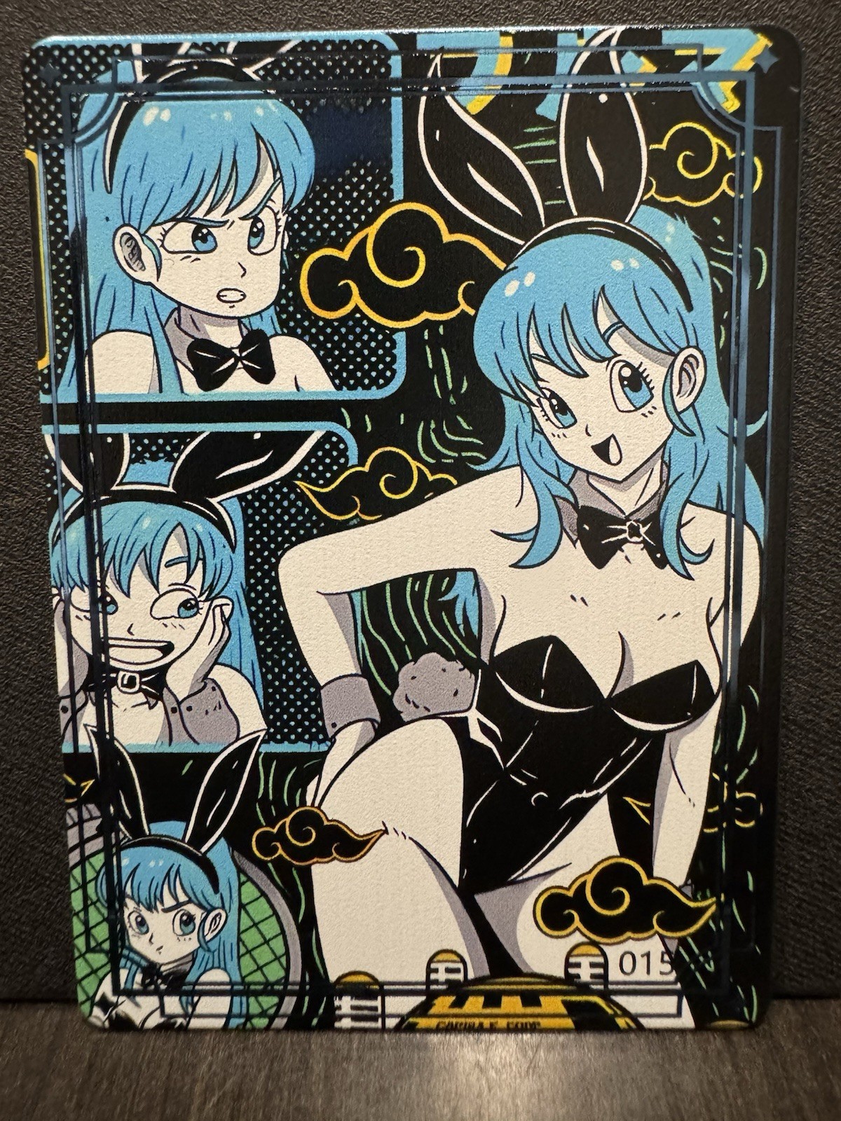 DRAGON BALL BUNNY BULMA METAL CARD DRAGON BALL BUNNY BULMA METAL CARD