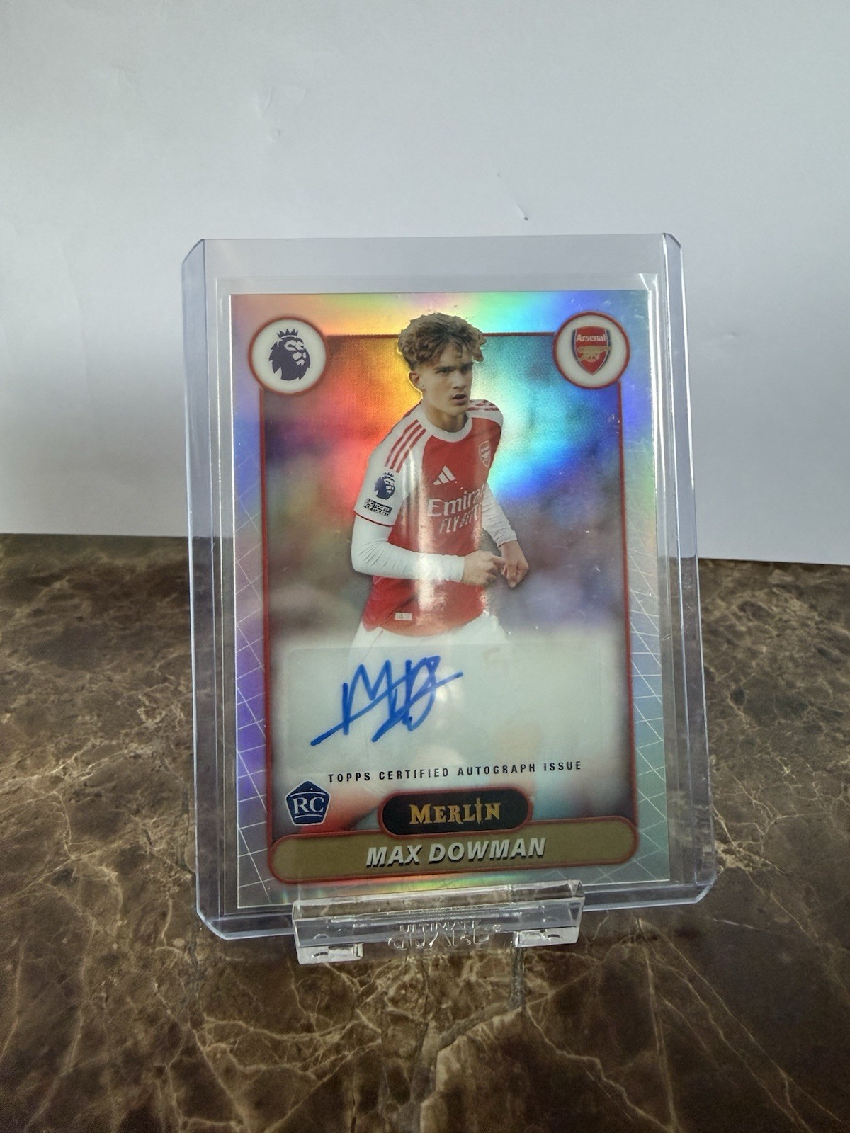 2025-2026 Topps Merlin Premier League - Max Dowman RC - Autographed