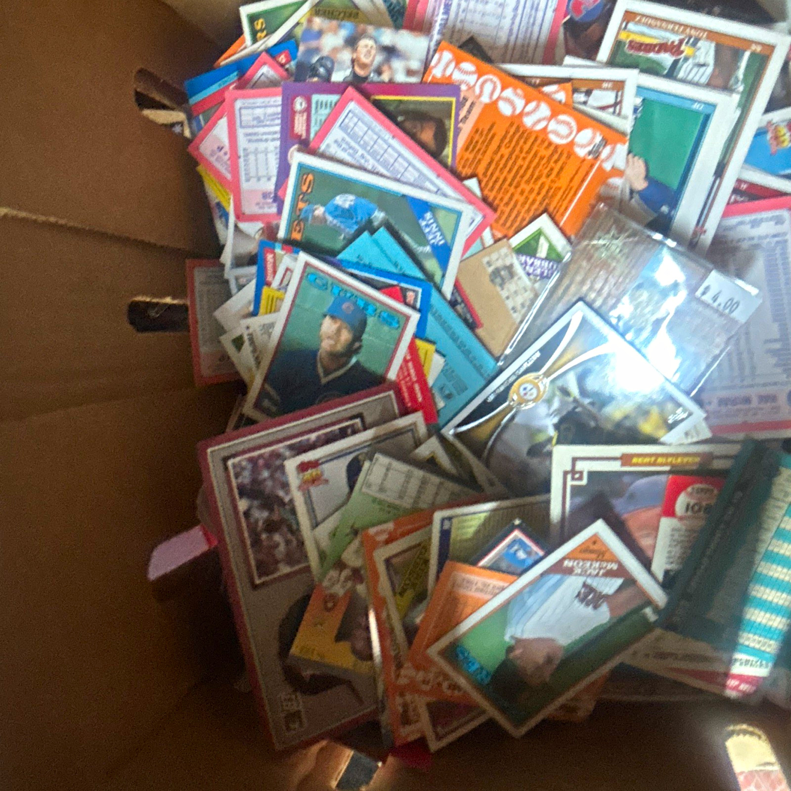 Topps MLB Baseball Vintage Mixed Lot Sports Trading Cards, Standard Size