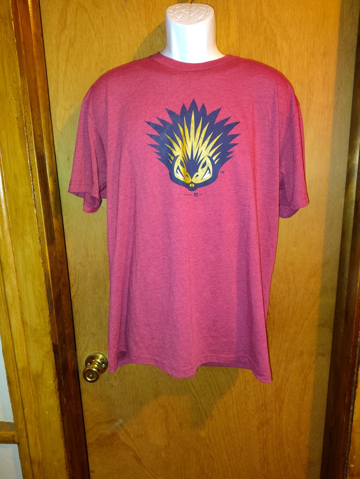 Scranton Wilkes-Barre RailRiders Yankees MiLB Men\'s Quills T Shirt XL EUC