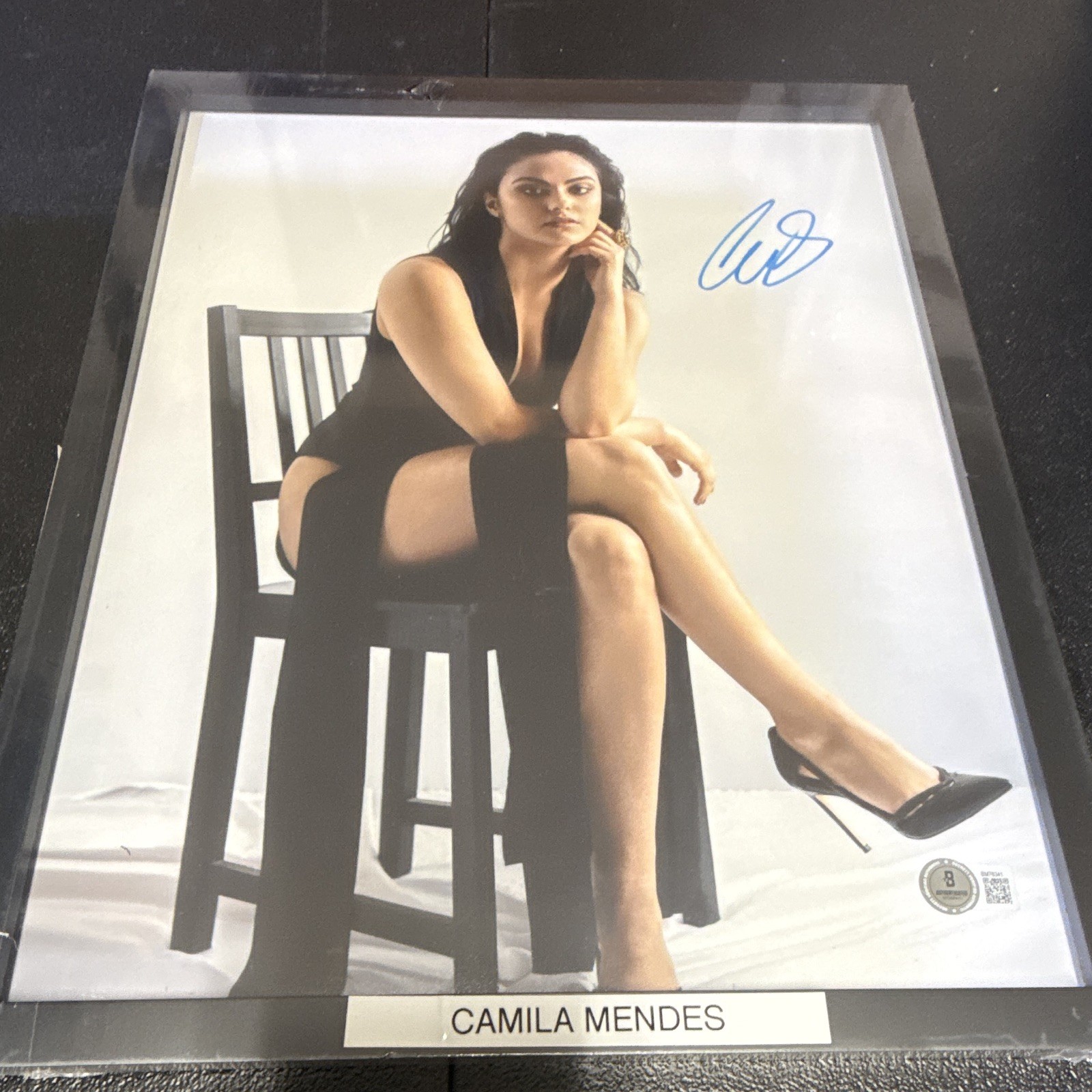 Camila Mendes Signed 11x14 Framed Photo Beckett BAS Authenticated