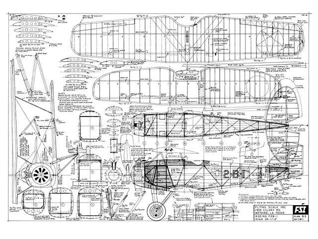 Boeing F2B-1 F/F Rubber 23\