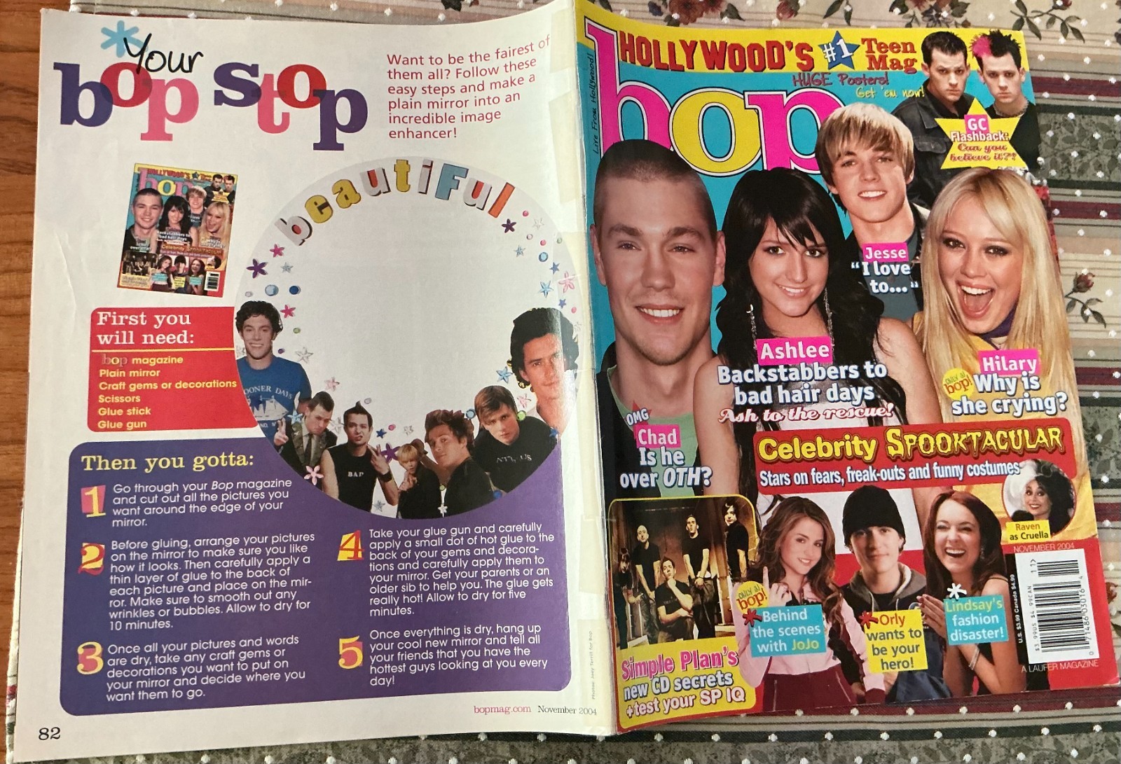 November 2004 Bop Teen Magazine Ships Free *Read Details
