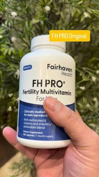 Fairhaven Health FH Pro for Men, 180 Capsules, Multivitamin + Male Fertility
