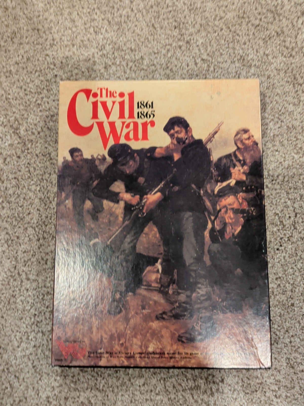 The Civil War 1861-1865 Victory Games War Game