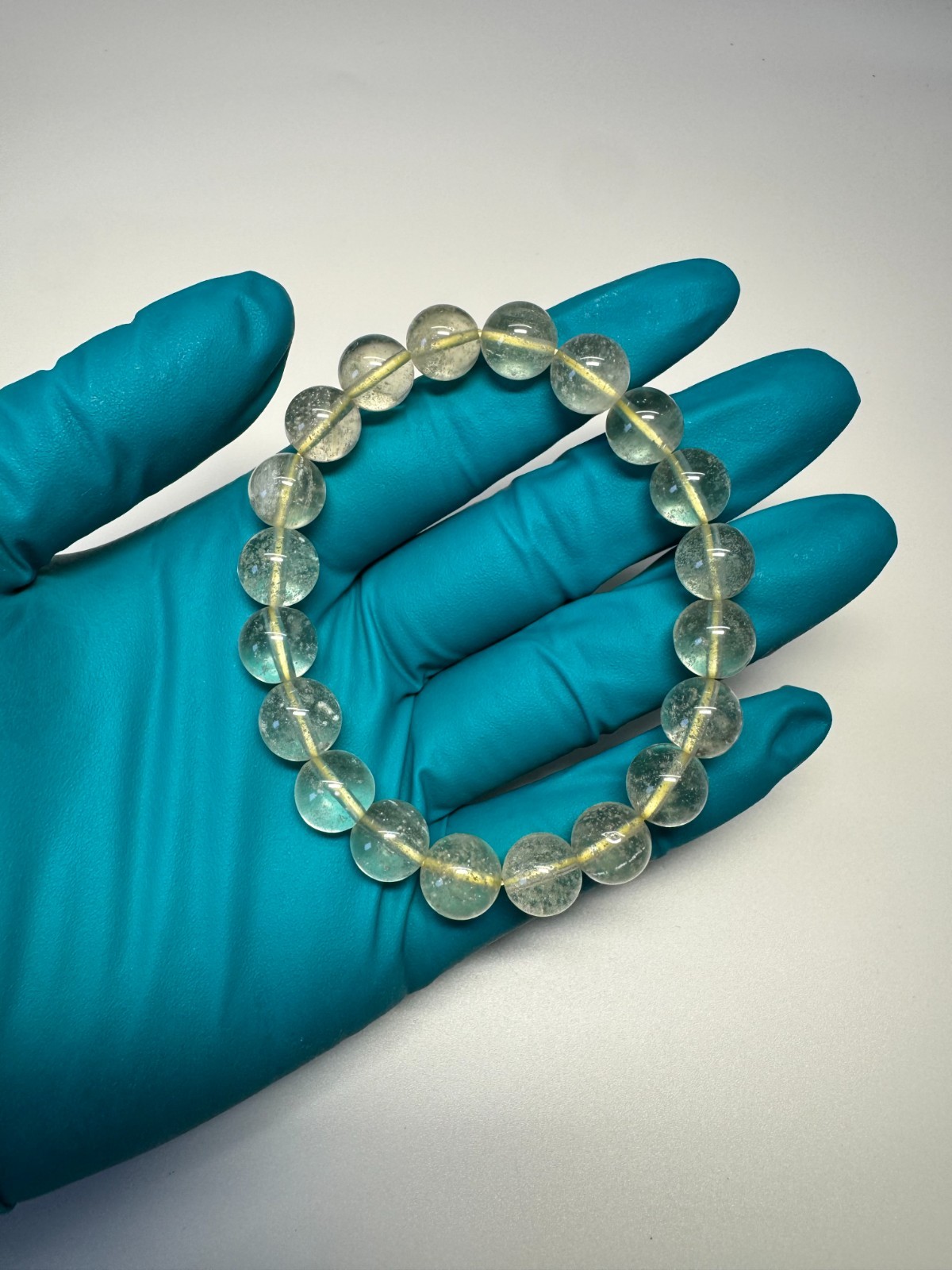 100%Nature Libyan Desert Glass Meteorite Bracelet 10mm Beads With A Certificate 100%Nature Libyan Desert Glass Meteorite Bracelet 10mm Beads With A Certificate